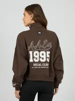 All About Eve Eve Team 1/4 Zip - Brown