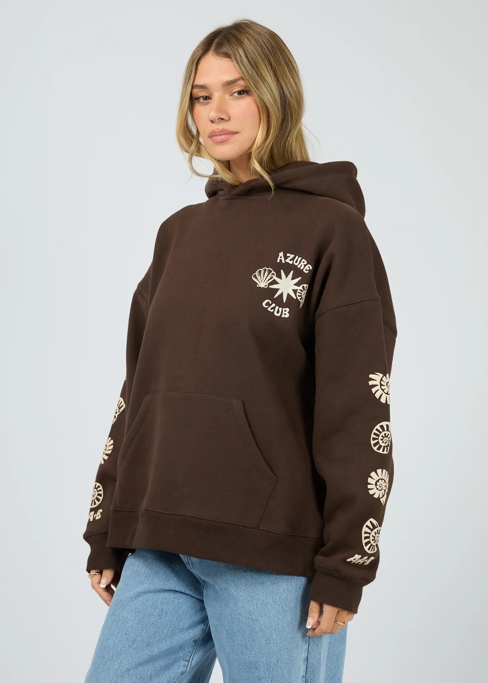 All About Eve Azure Club Relaxed Hoodie