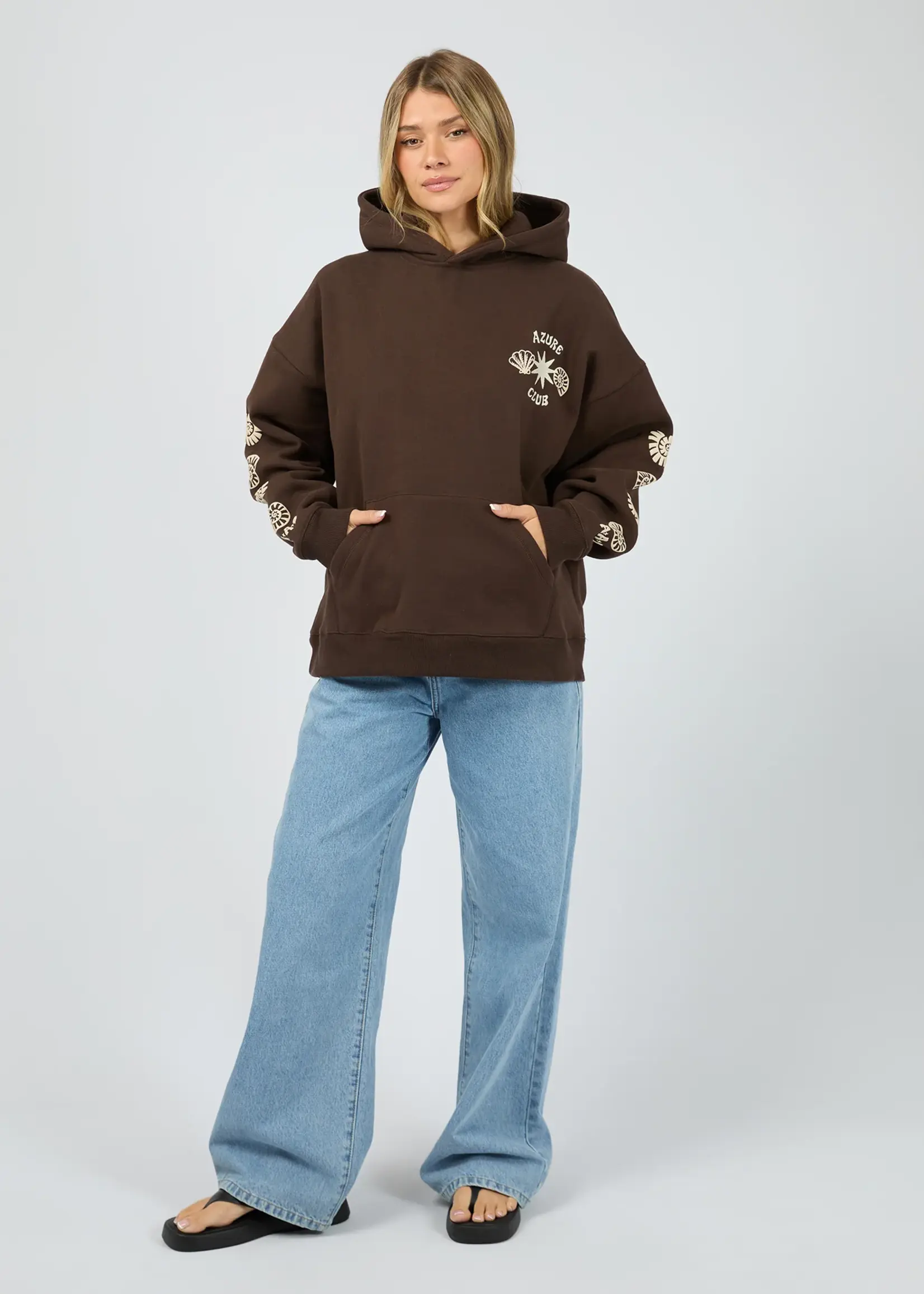All About Eve Azure Club Relaxed Hoodie