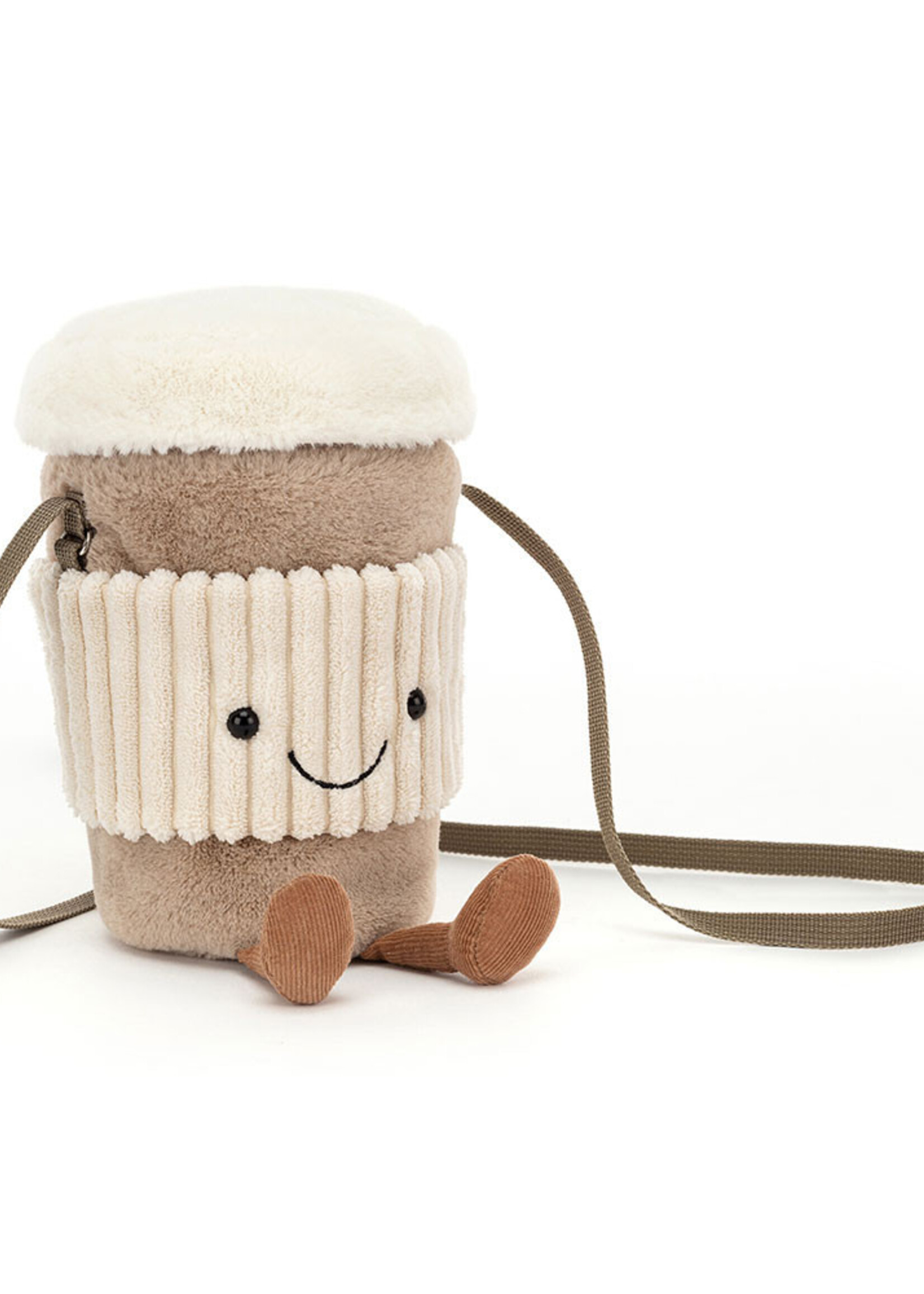 Jellycat Amuseables Perkle Coffee Shoulder Bag