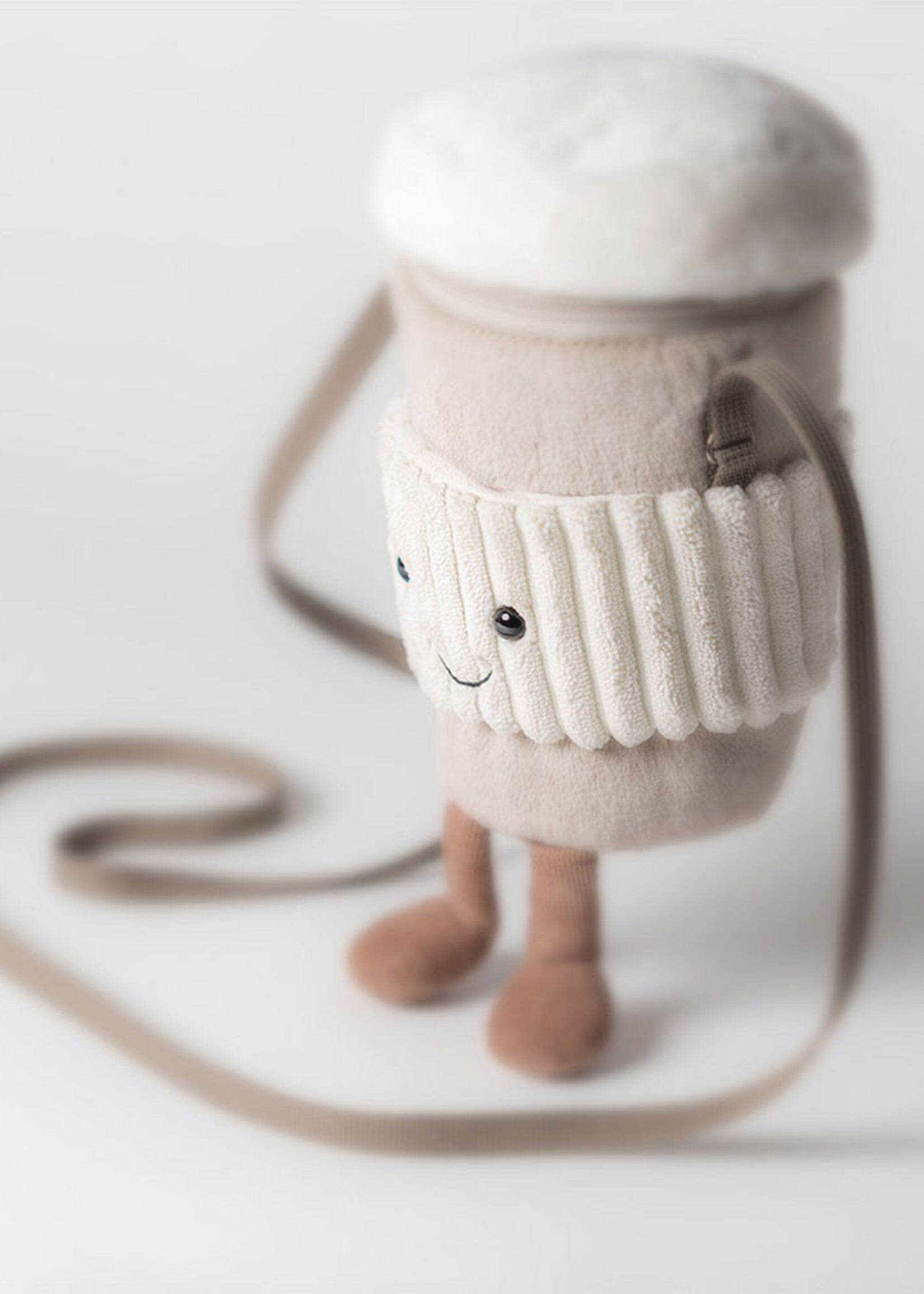 Jellycat Amuseables Perkle Coffee Shoulder Bag