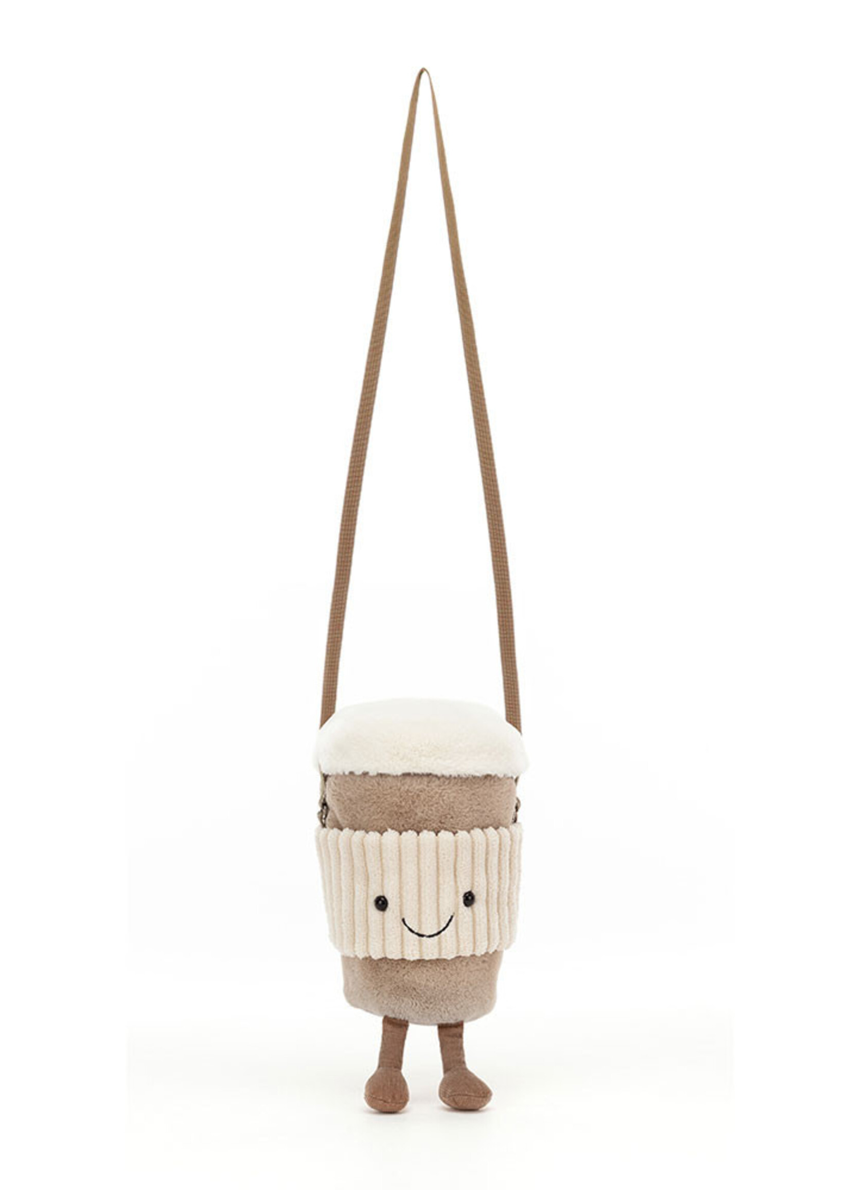 Jellycat Amuseables Perkle Coffee Shoulder Bag