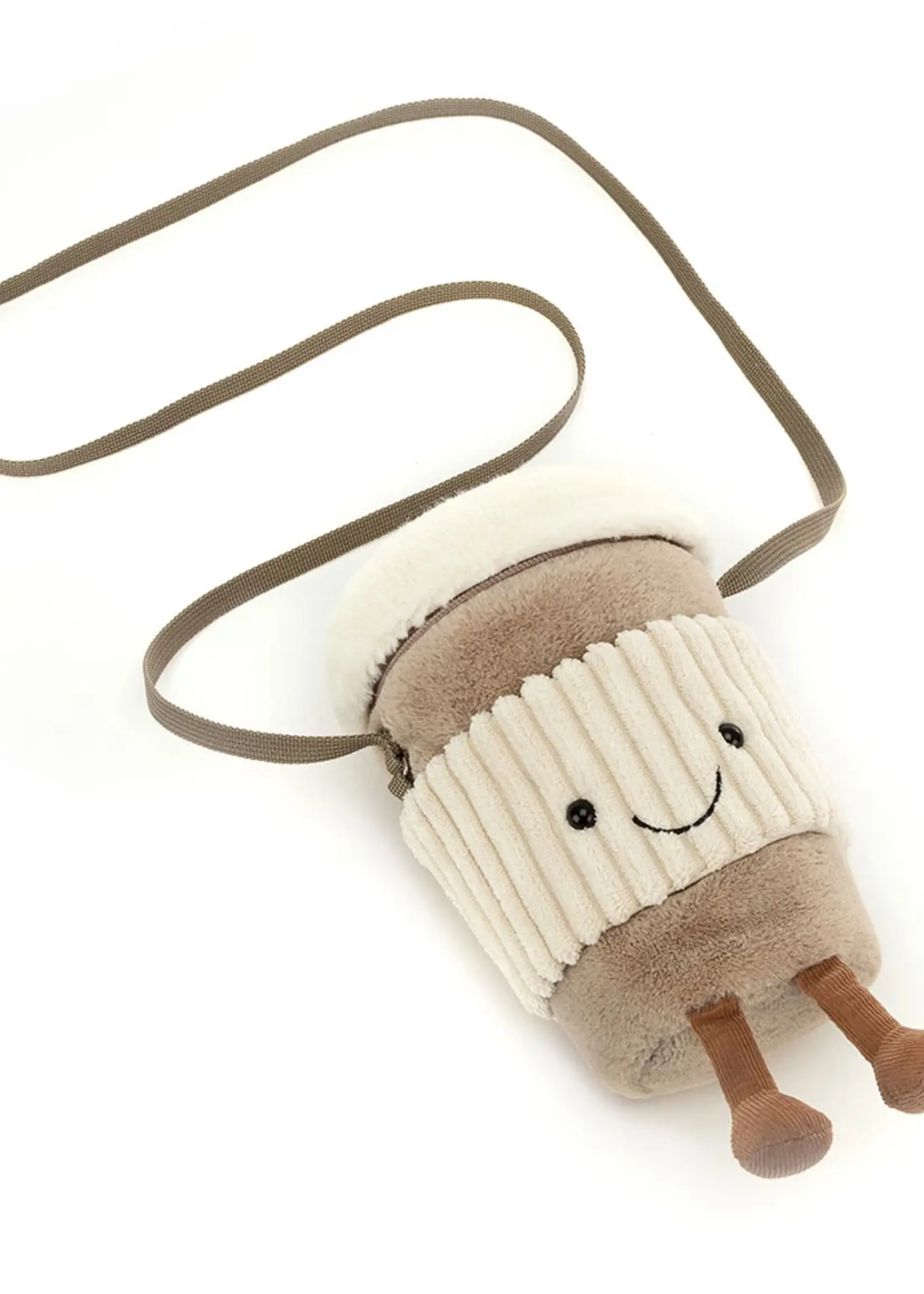 Jellycat Amuseables Perkle Coffee Shoulder Bag
