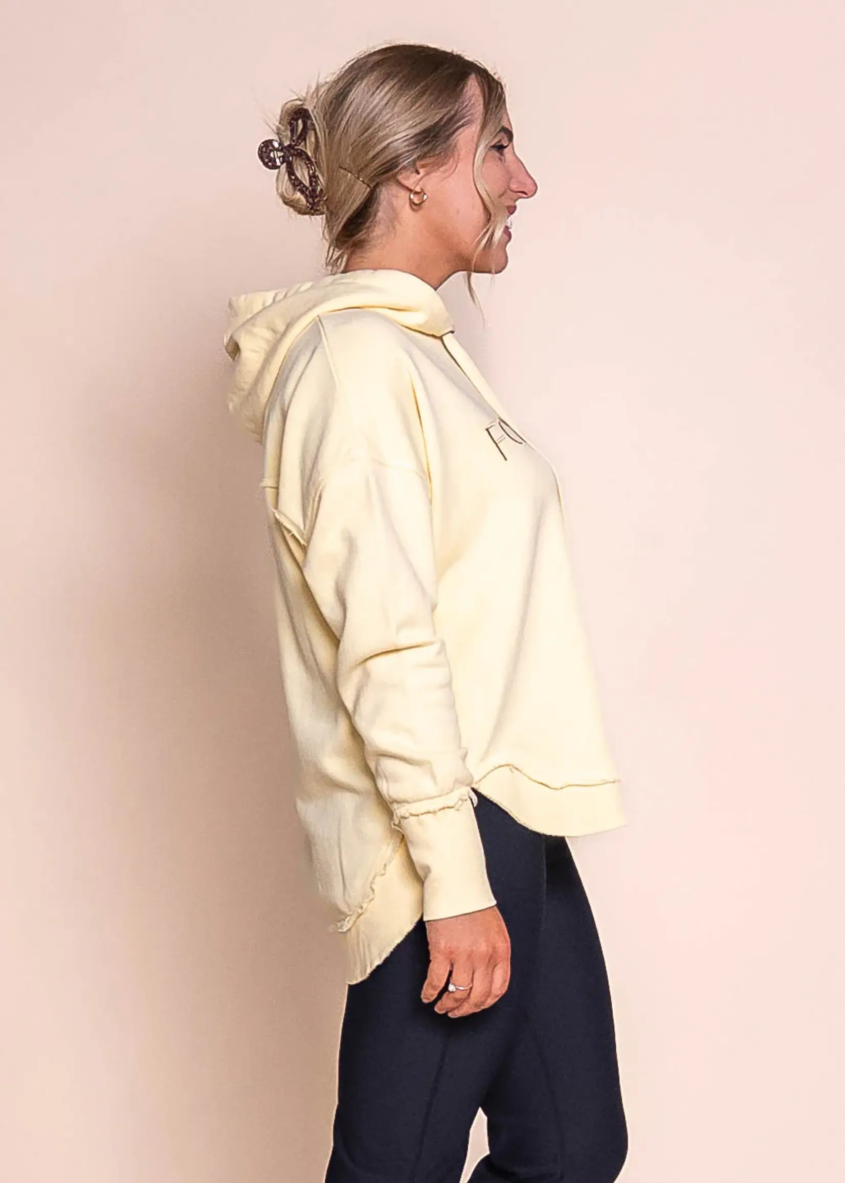 Foxwood Simplified Hoodie - Lemon