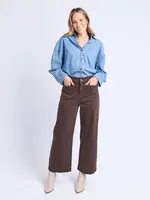 Elm Lifestyle Delphi Front Pocket Jean - Chocolate