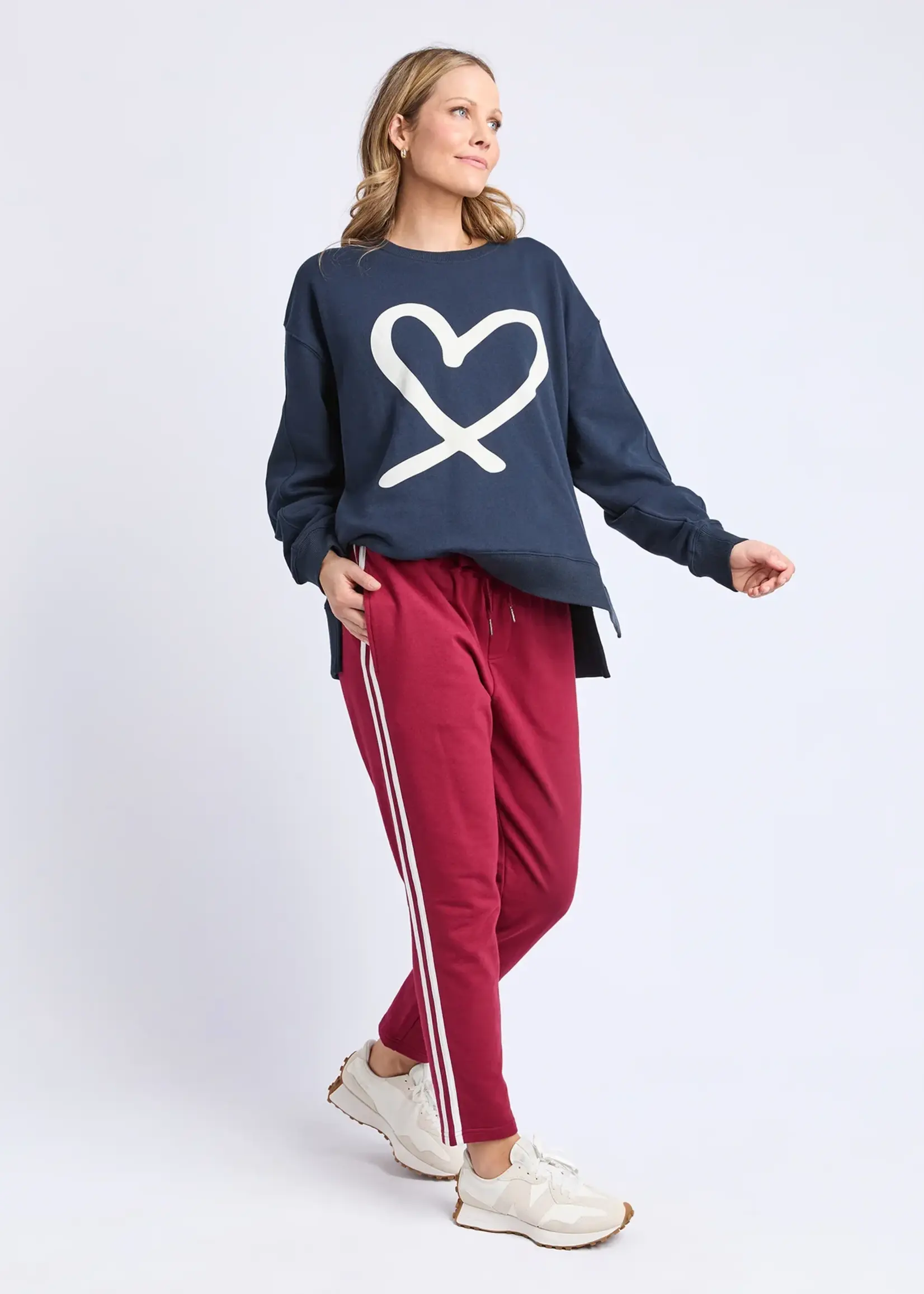 Elm Lifestyle Sigrid Lounge Pant - Maroon