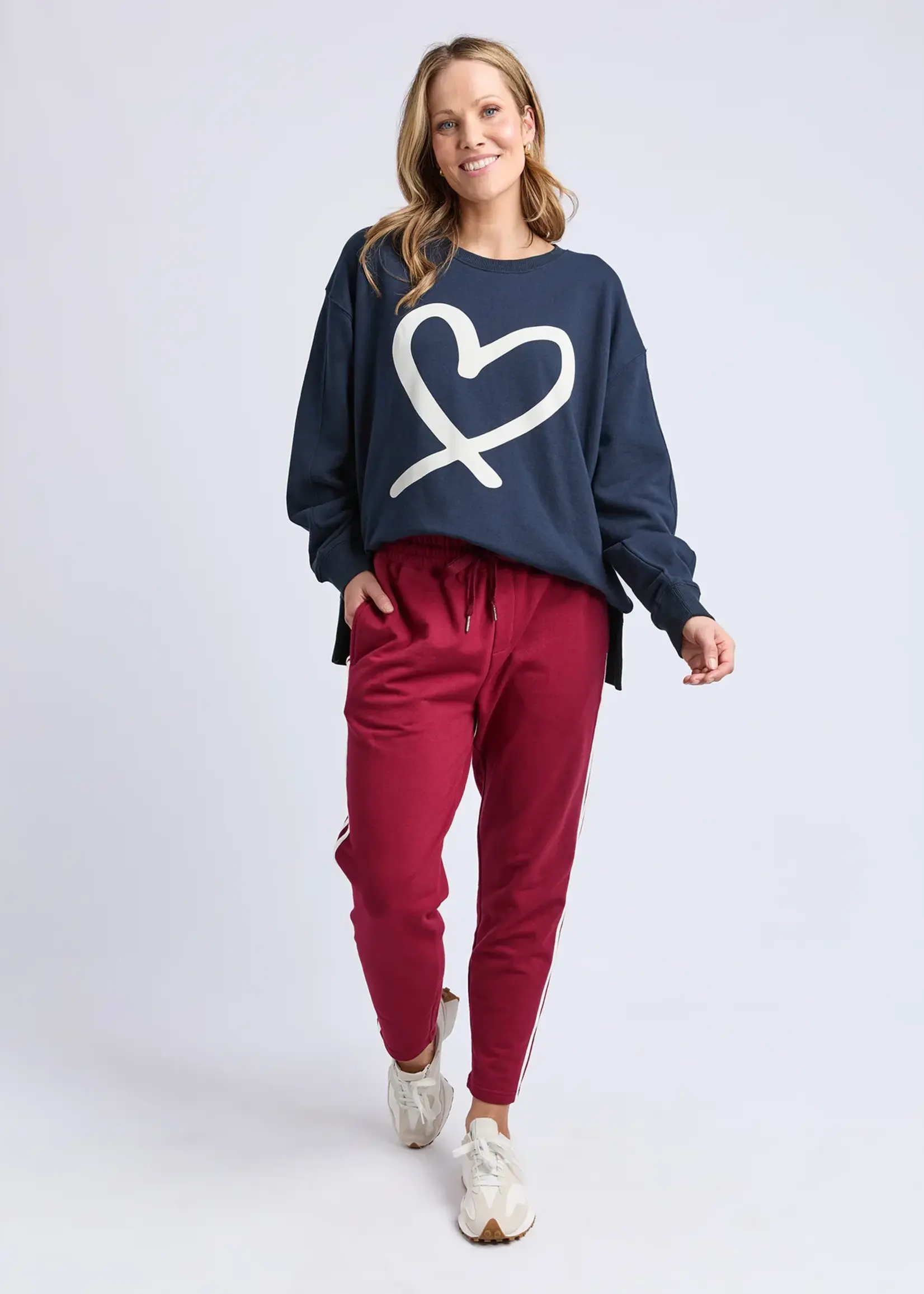 Elm Lifestyle Sigrid Lounge Pant - Maroon