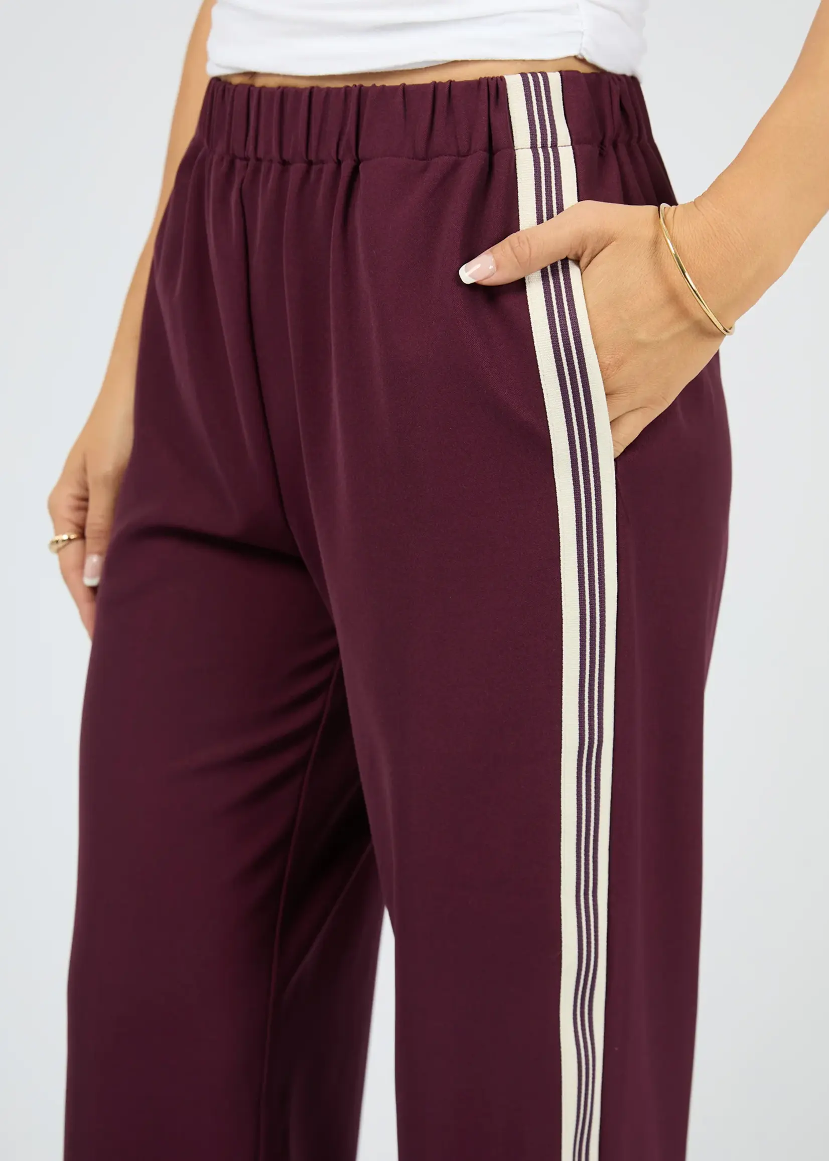 All About Eve Lina Pant - Wine
