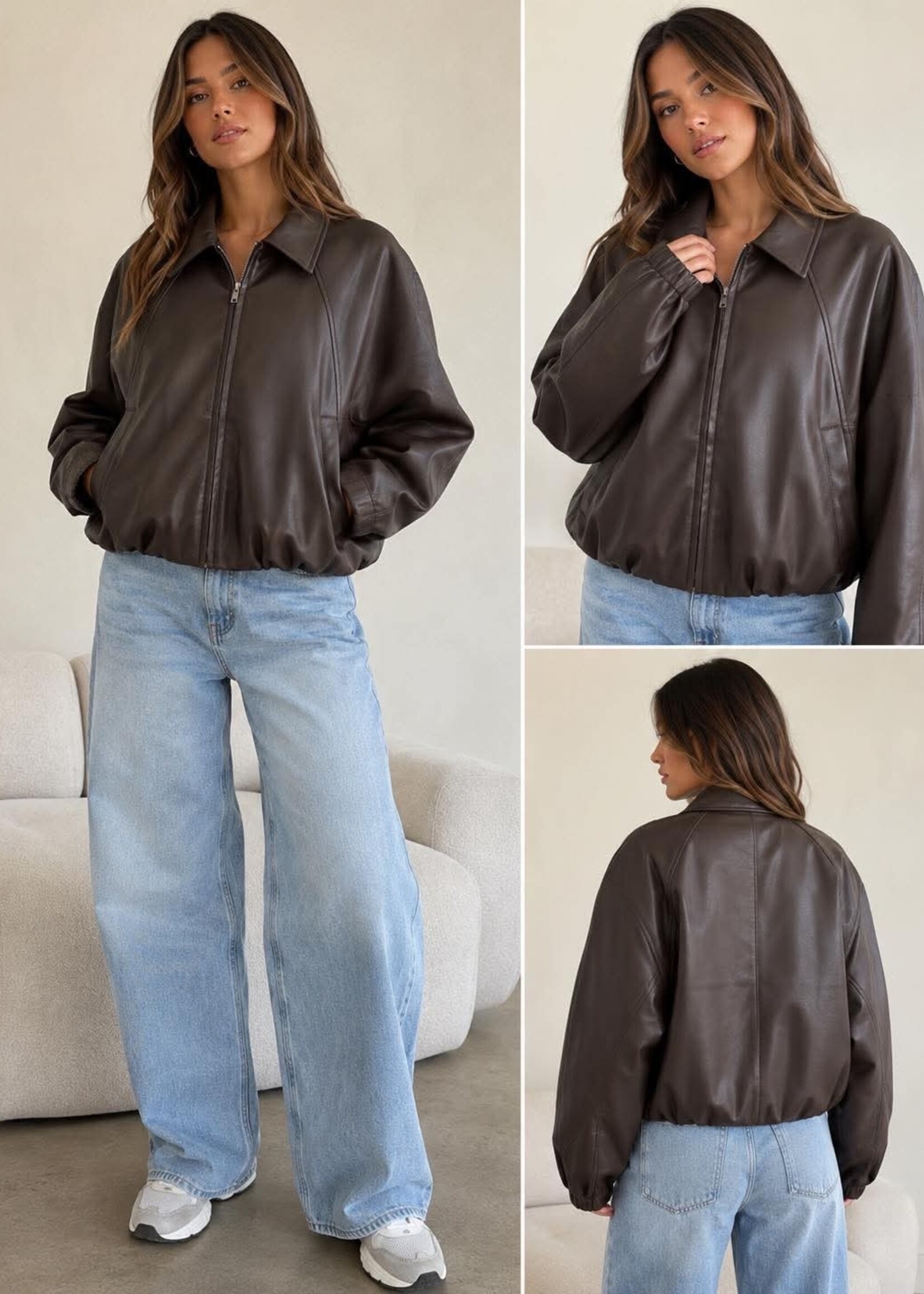 All About Eve Carmen PU Bomber