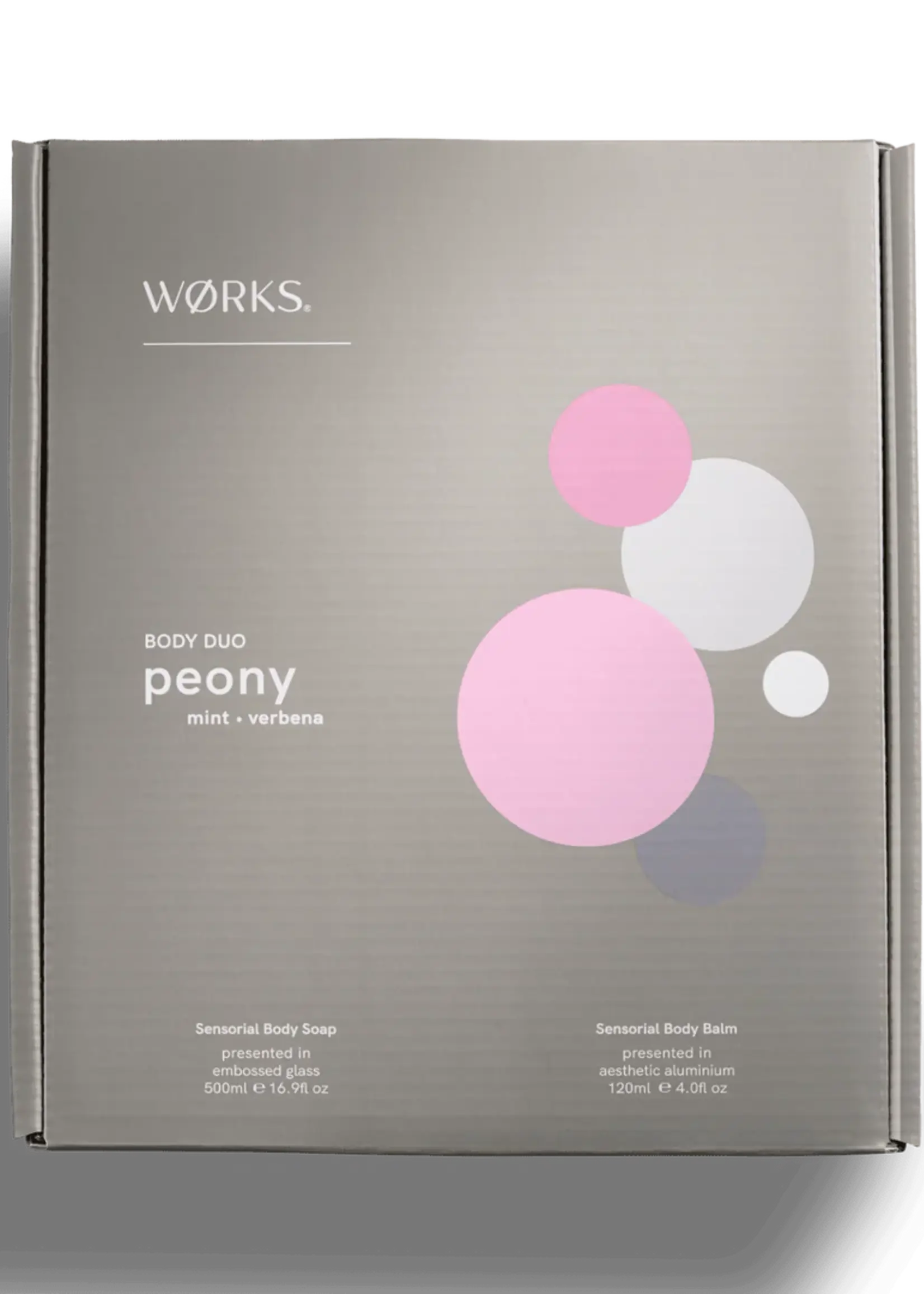 Works Peony Gift Box - Limited Edition 500ml + 120ml