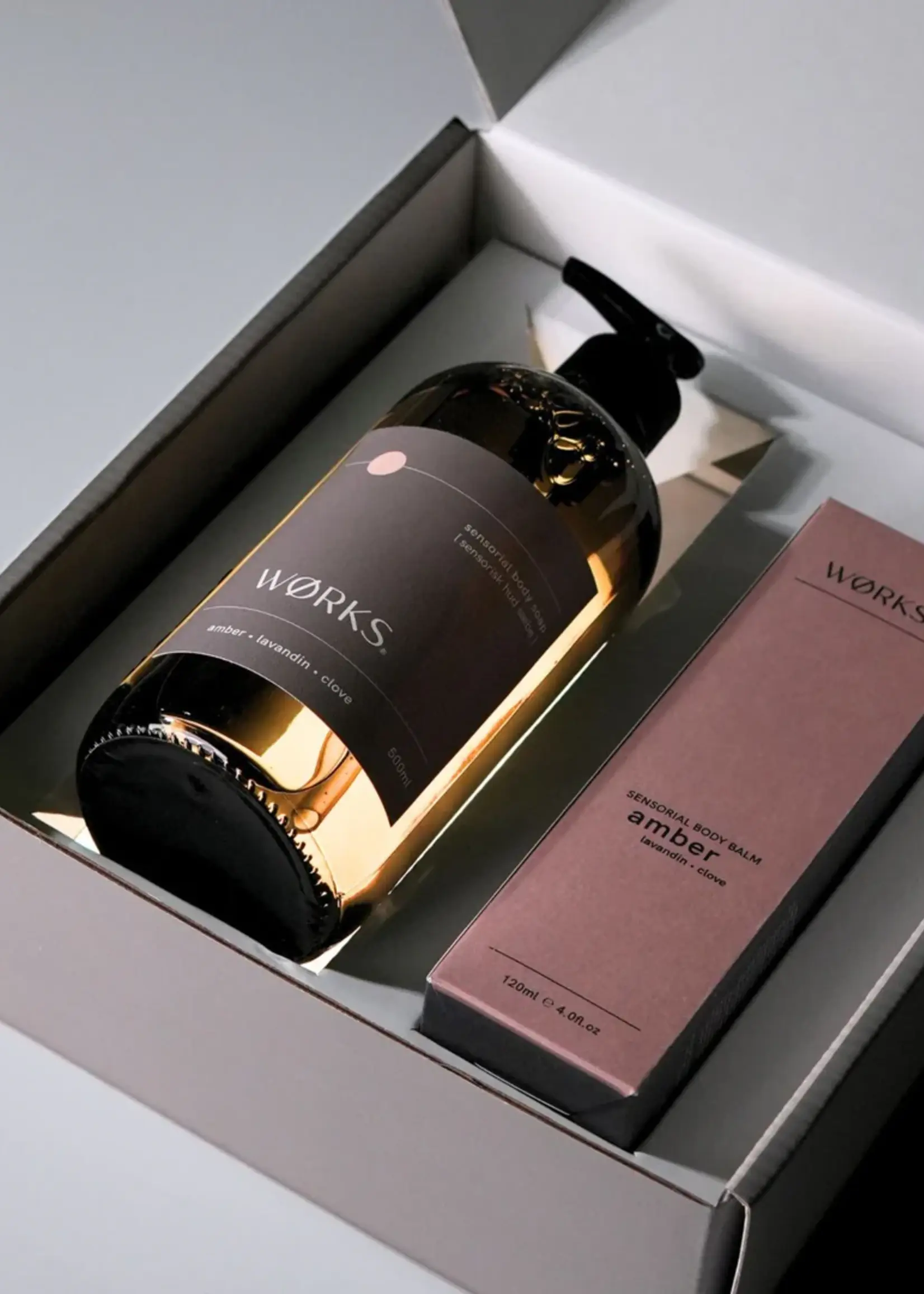 Works Amber Gift Box - Limited Edition 500ml + 120ml