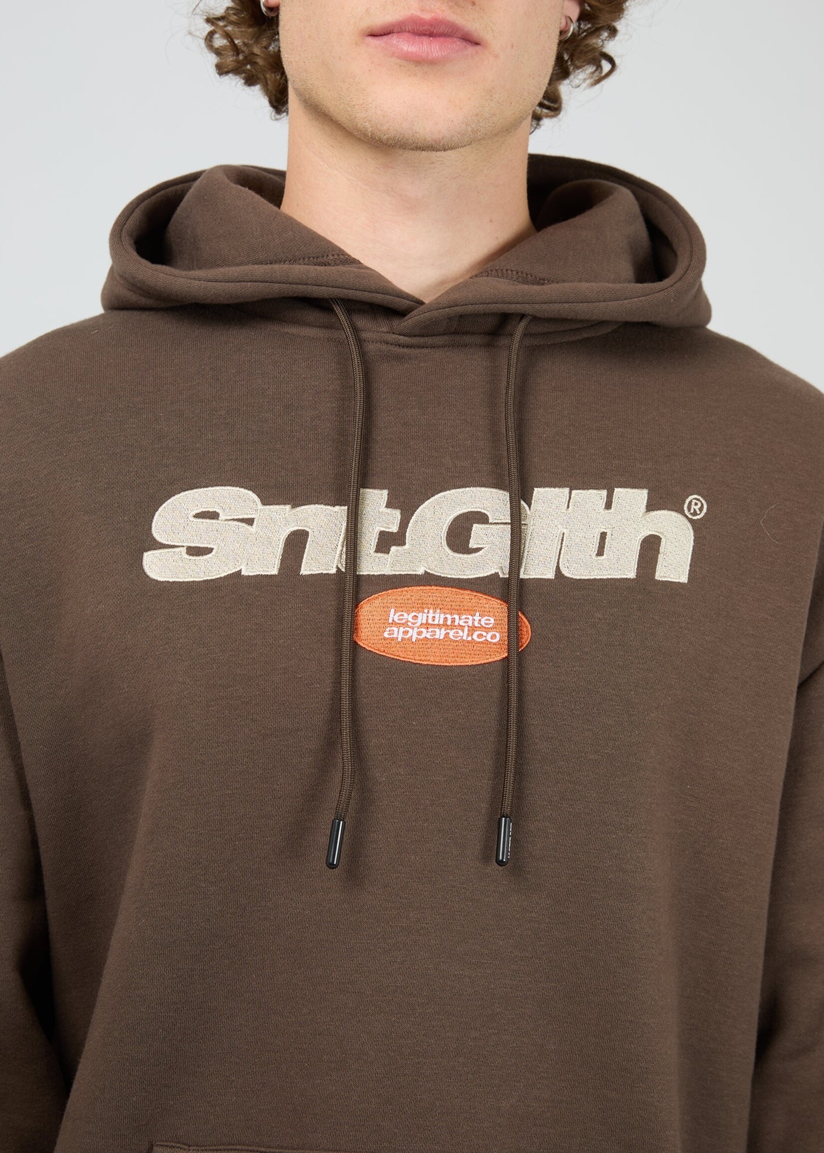 St Goliath Radial Hoodie - Brown