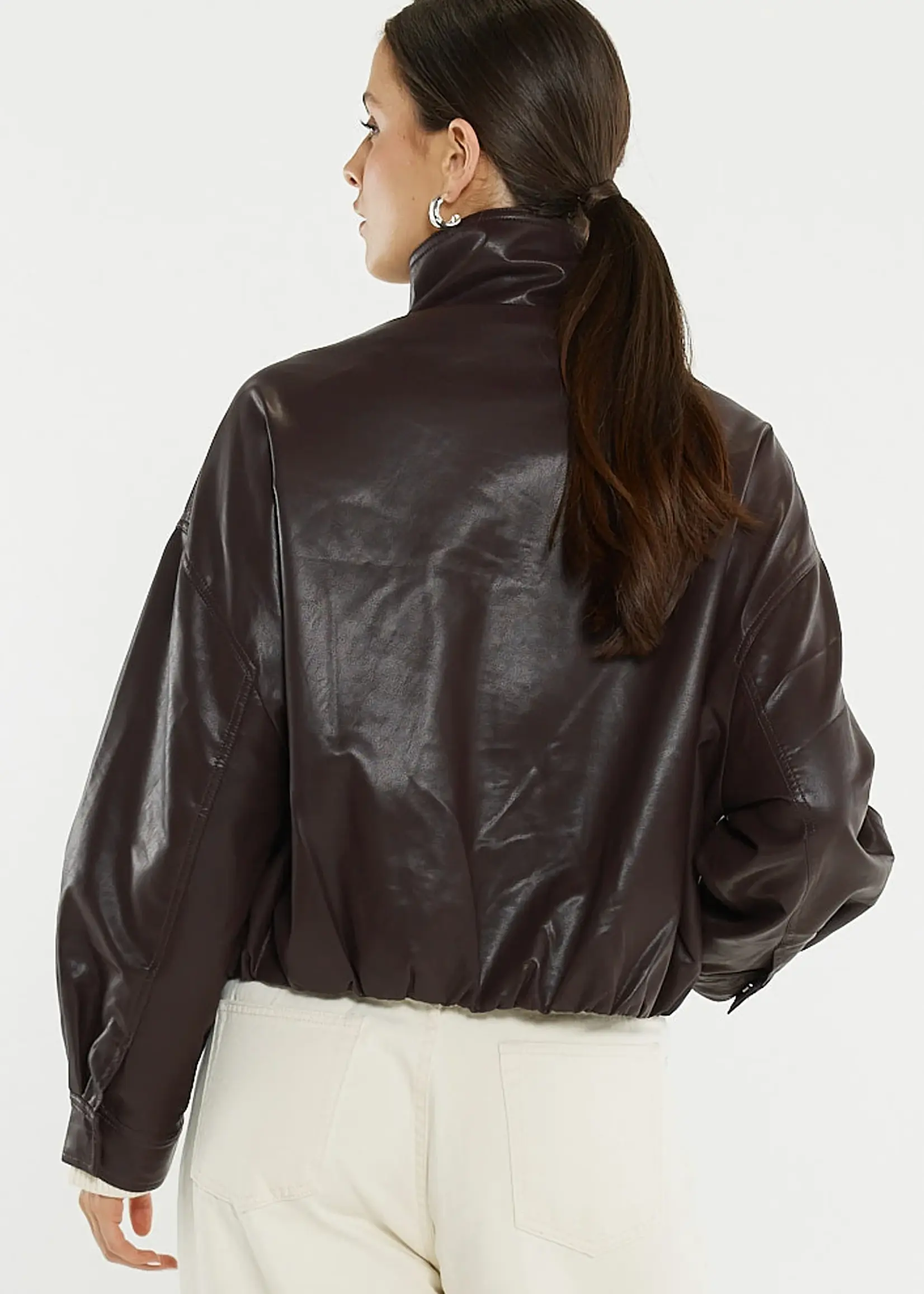 Sass Jude Leather Bomber