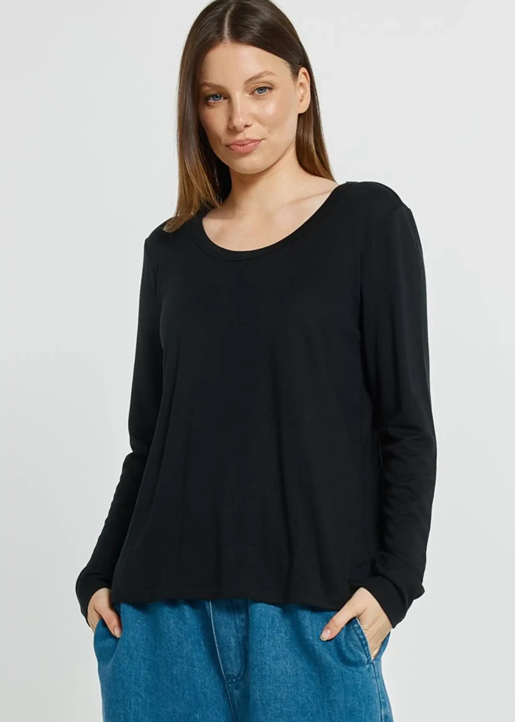 Betty Basic Westin Blended Wool Tee - Black