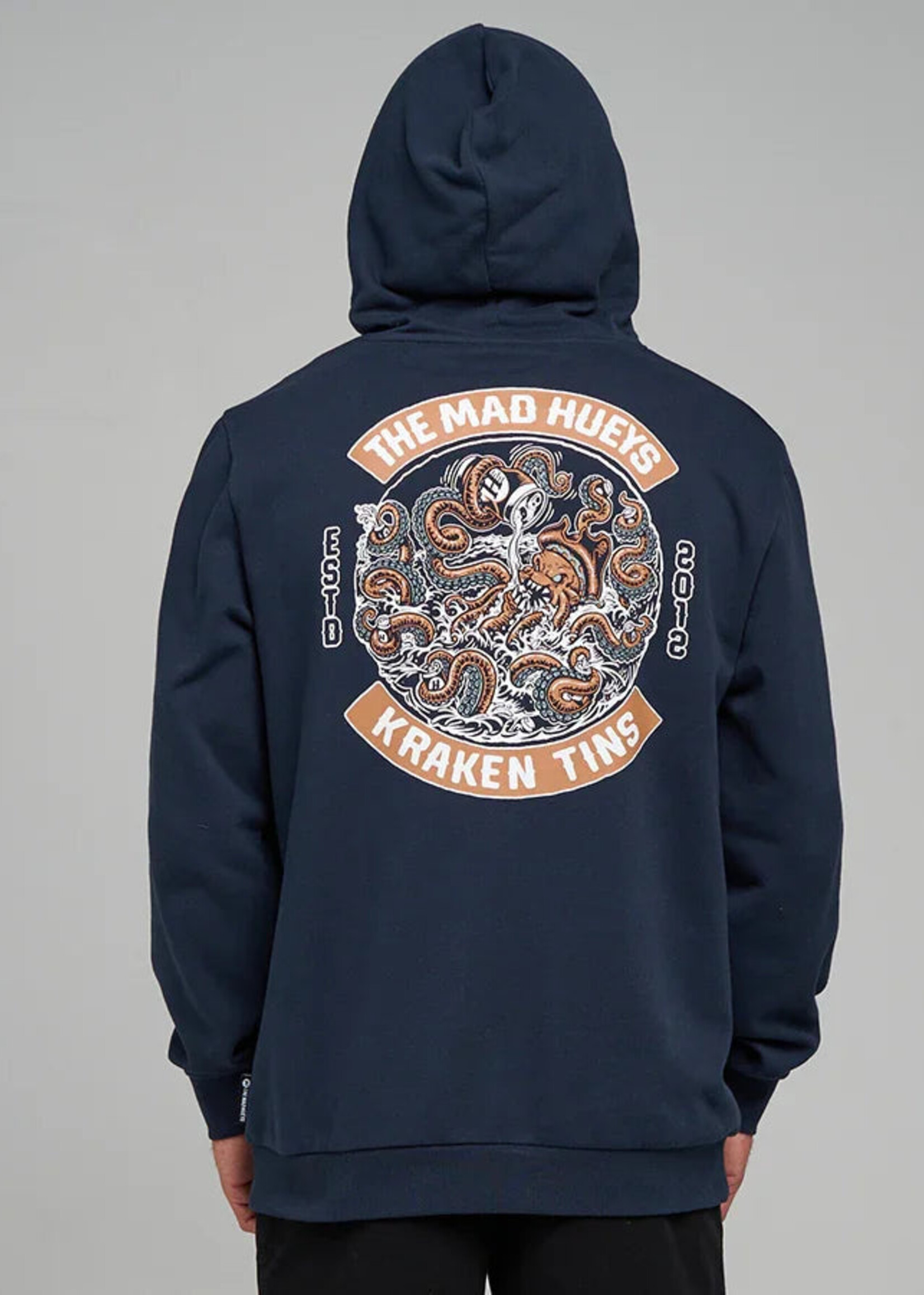 Mad Hueys Tins Kraken Hooded Pullover
