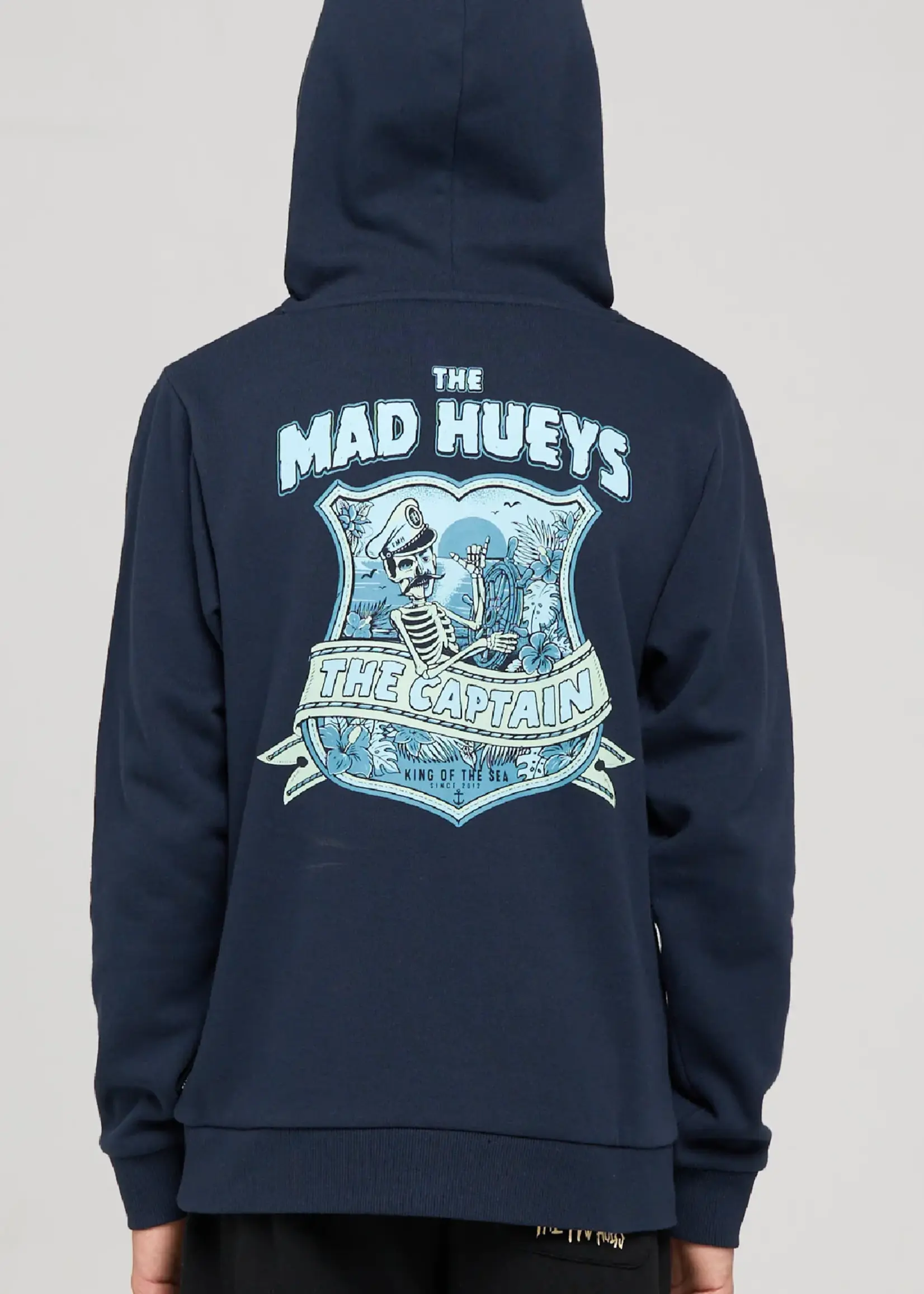 Mad Hueys Captain Two Faced Youth Hooded Pullover