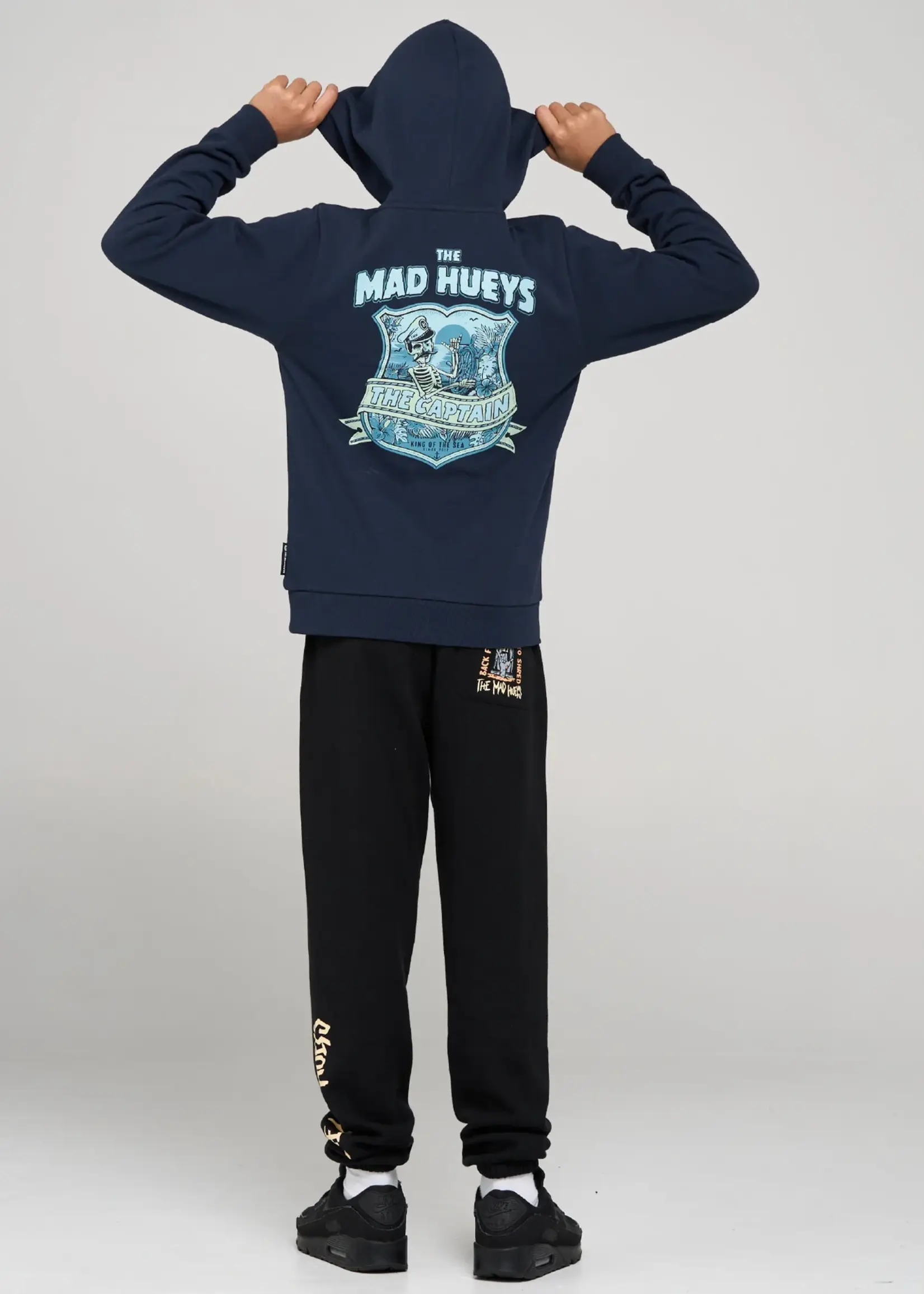Mad Hueys Captain Two Faced Youth Hooded Pullover