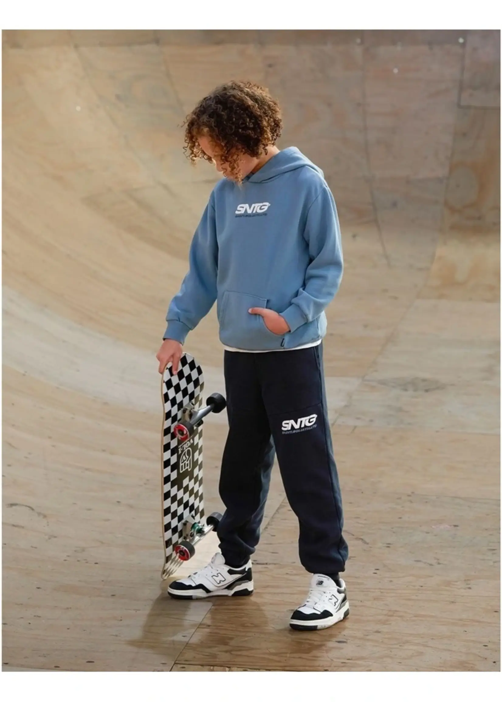 St Goliath Challenger Hoodie - Mid Blue
