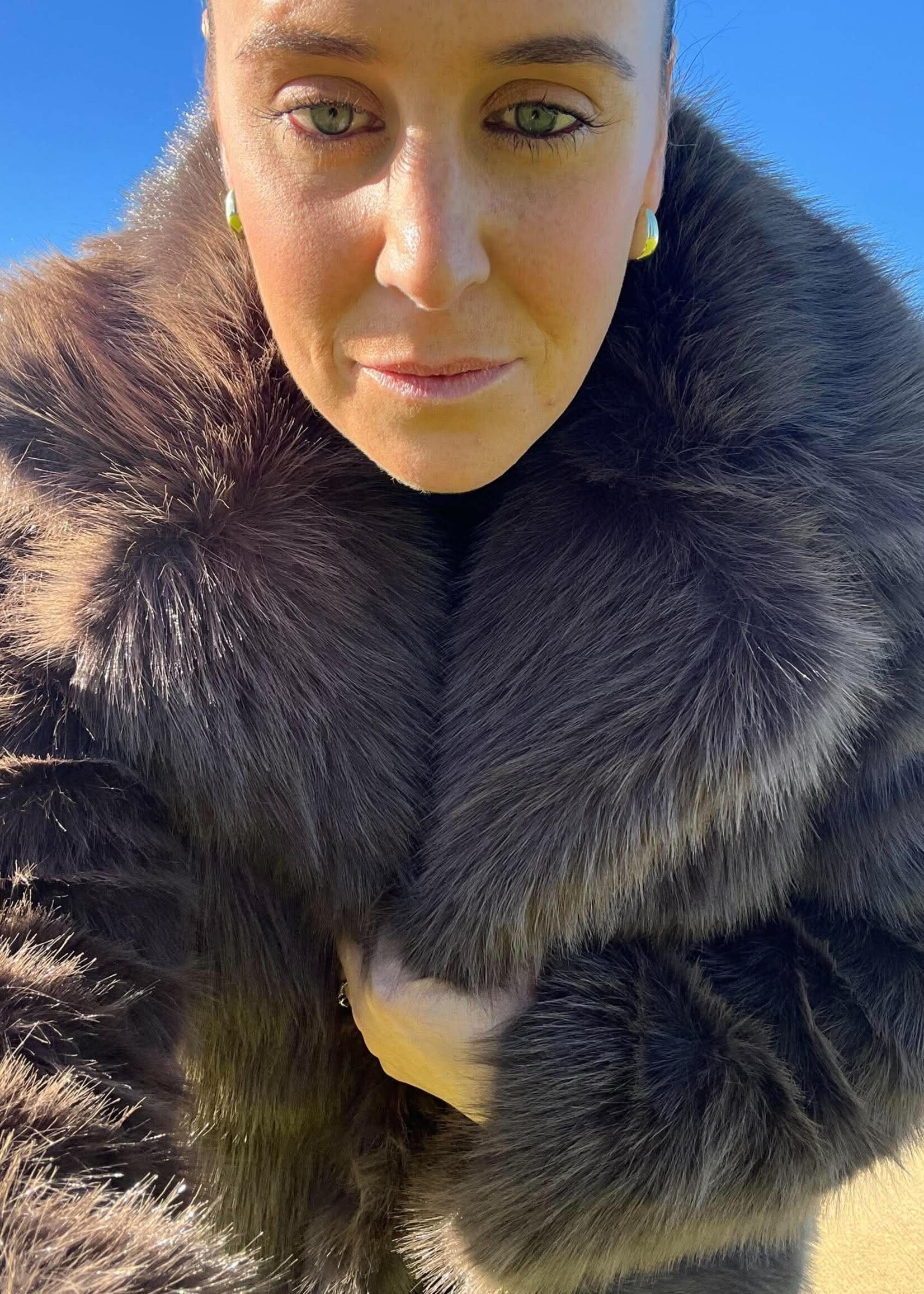 All About Eve Brandy Fur Coat
