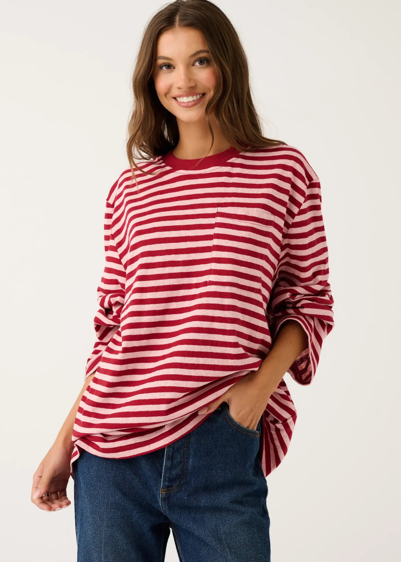 cartel and willow Harley Long Sleeve - Plum
