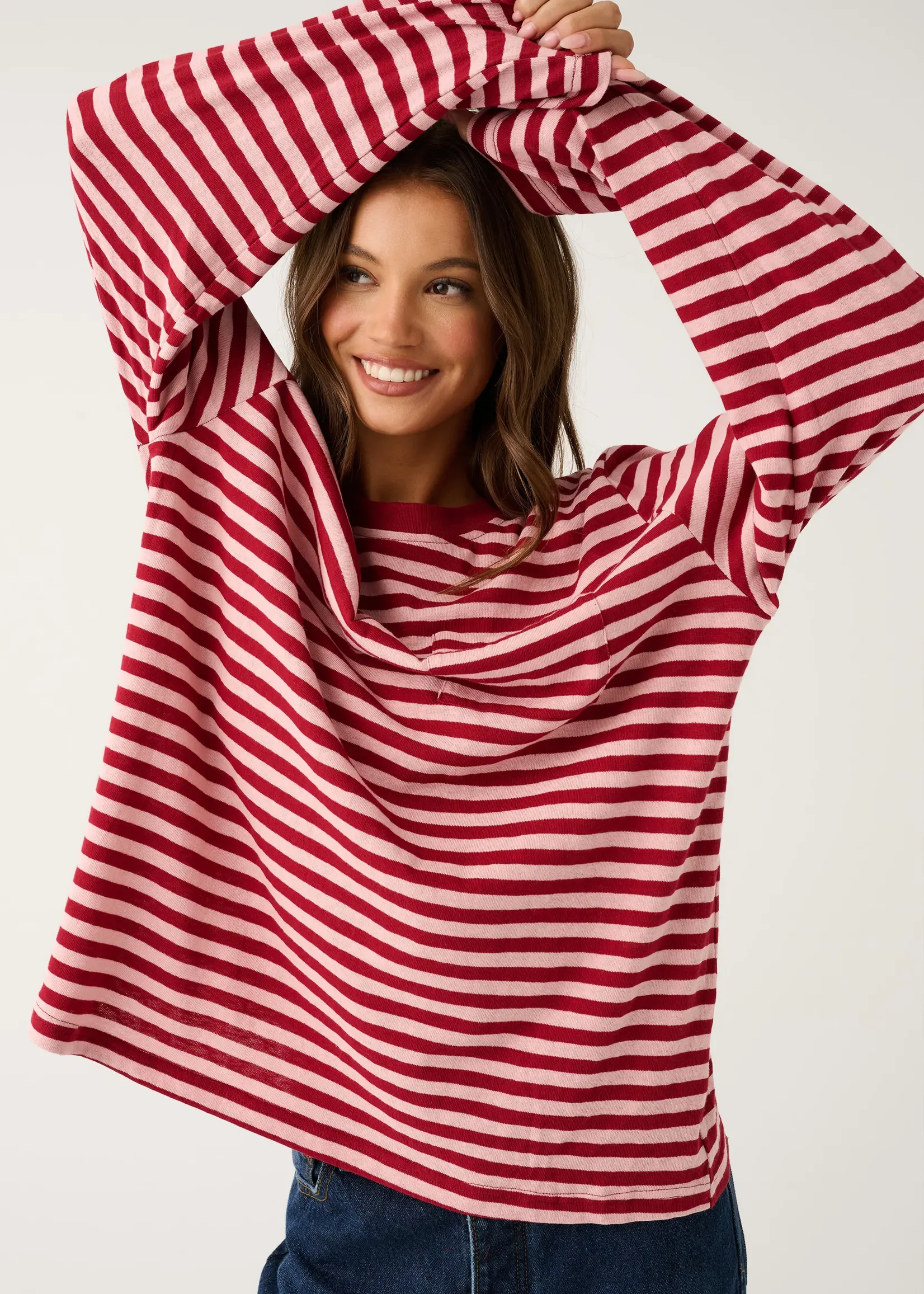 cartel and willow Harley Long Sleeve - Plum