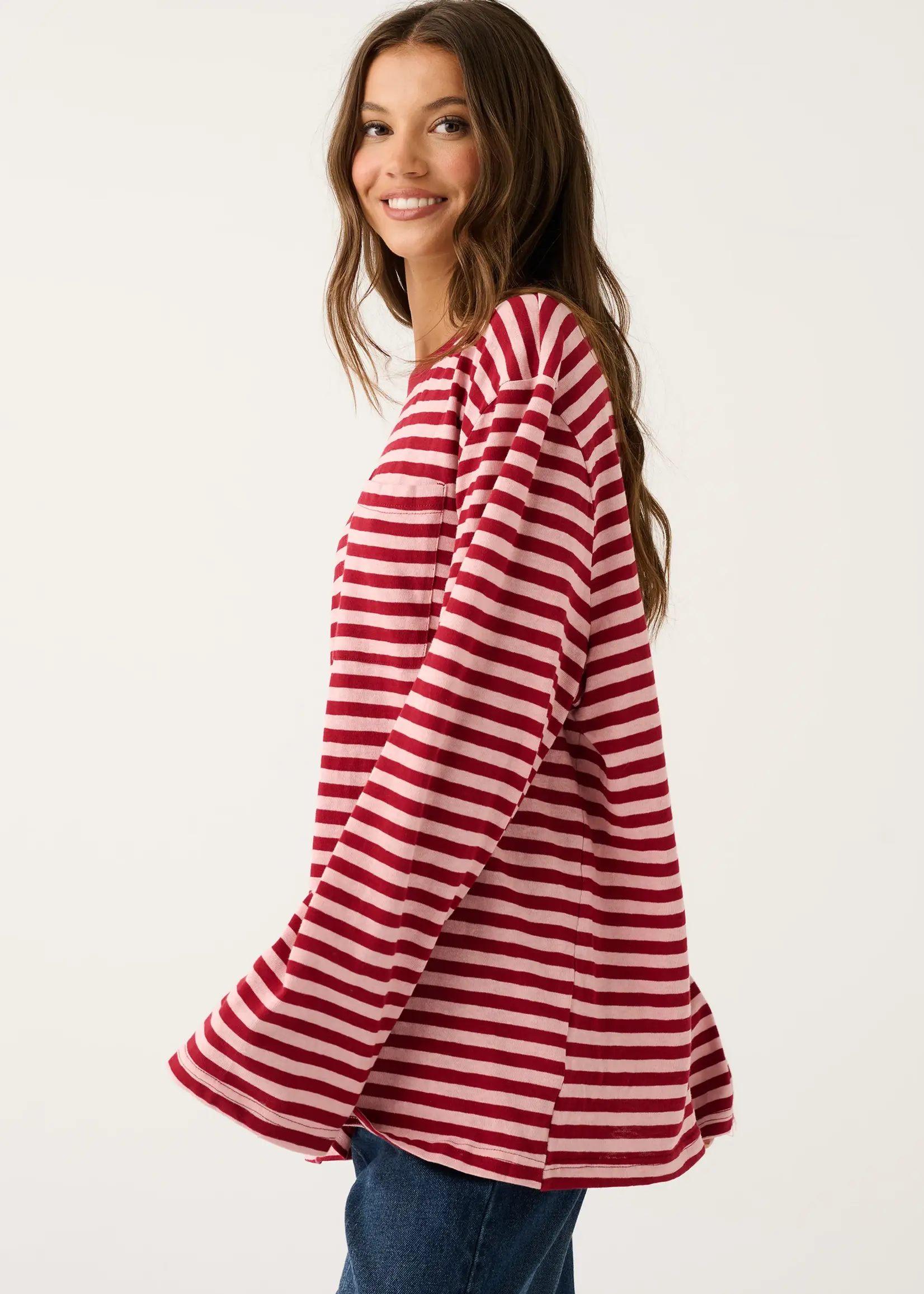cartel and willow Harley Long Sleeve - Plum