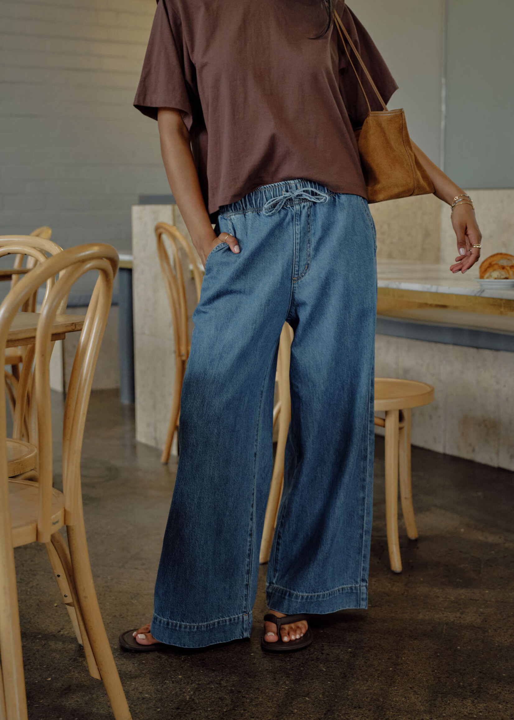Ceres Life Andie Wide Leg Drawstring