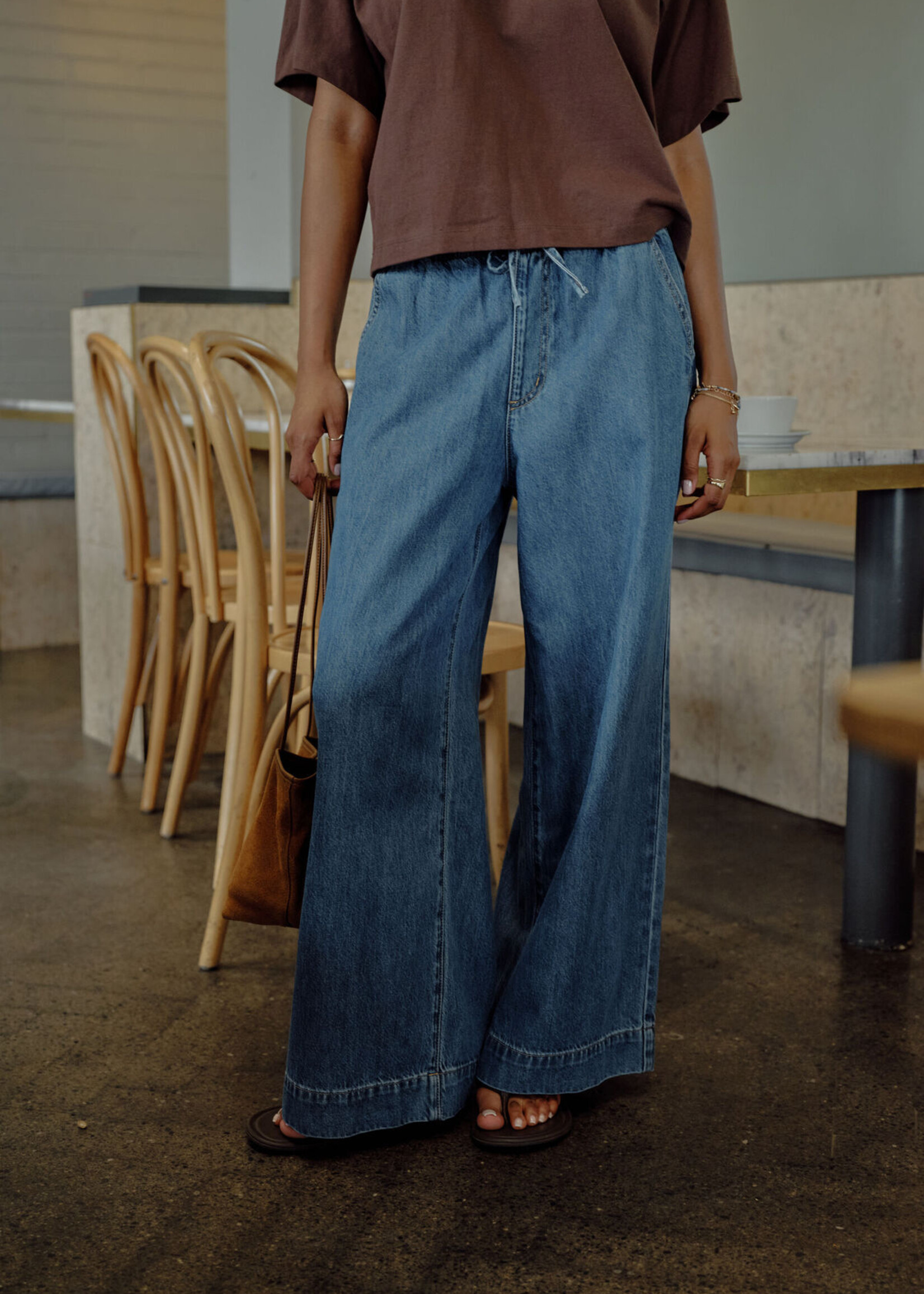Ceres Life Andie Wide Leg Drawstring