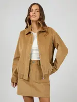 All About Eve Bambi Cord Bomber -Tan