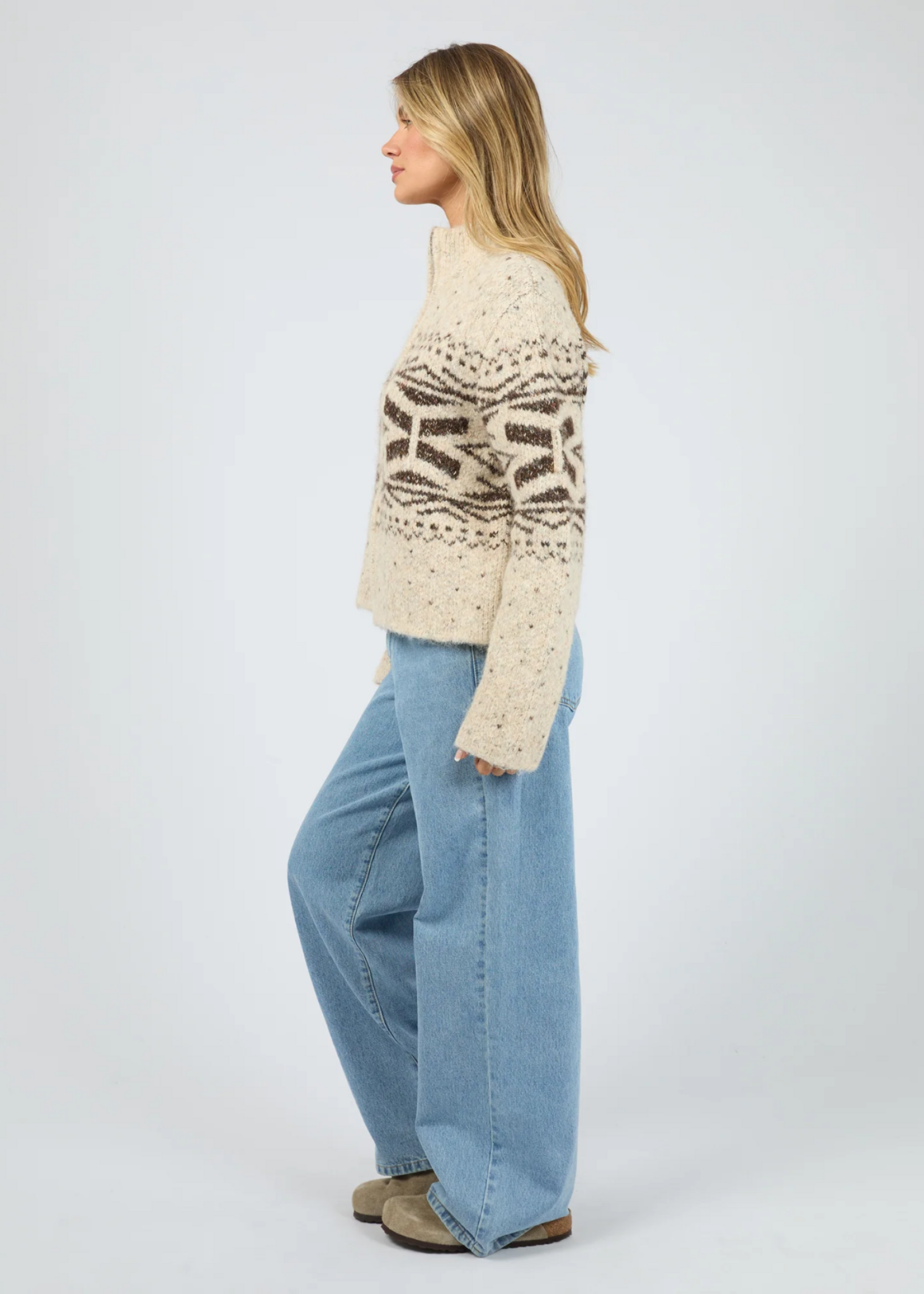 All About Eve Zoe Knit Zip Thru