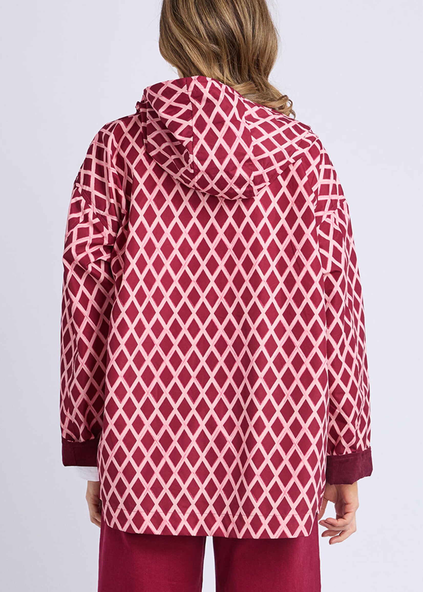 Elm Lifestyle Kiruna Diamond Print Raincoat