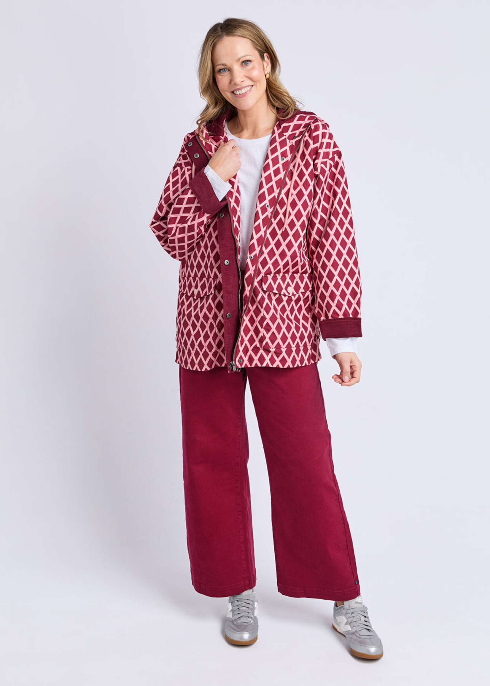 Elm Lifestyle Kiruna Diamond Print Raincoat