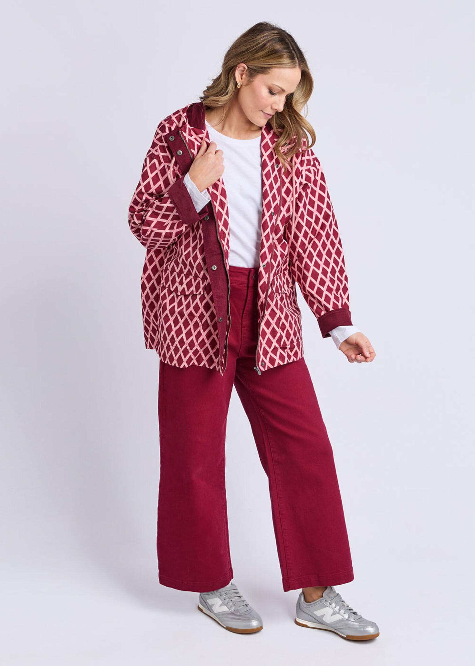 Elm Lifestyle Kiruna Diamond Print Raincoat