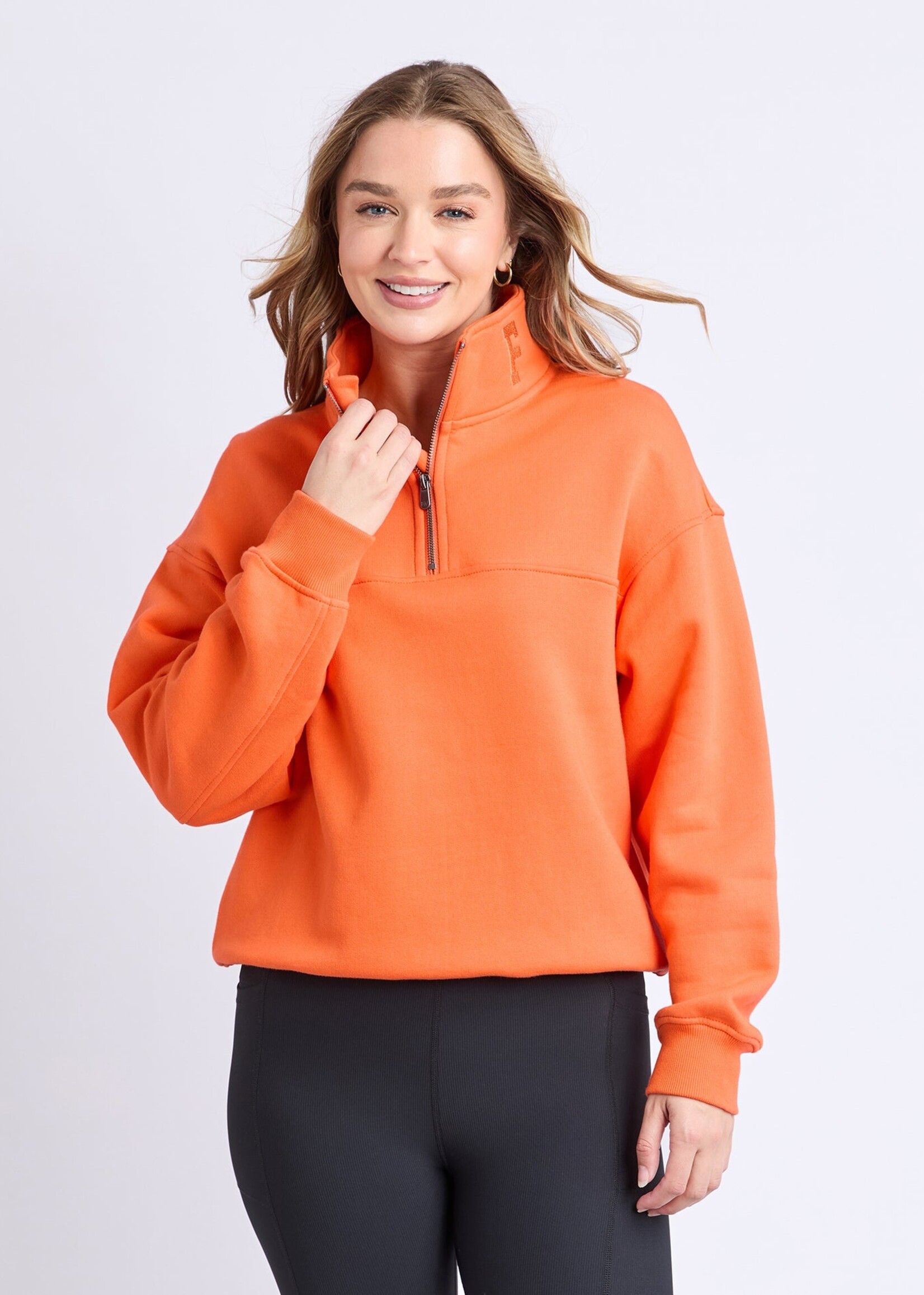Foxwood College Zip Crew - Orange