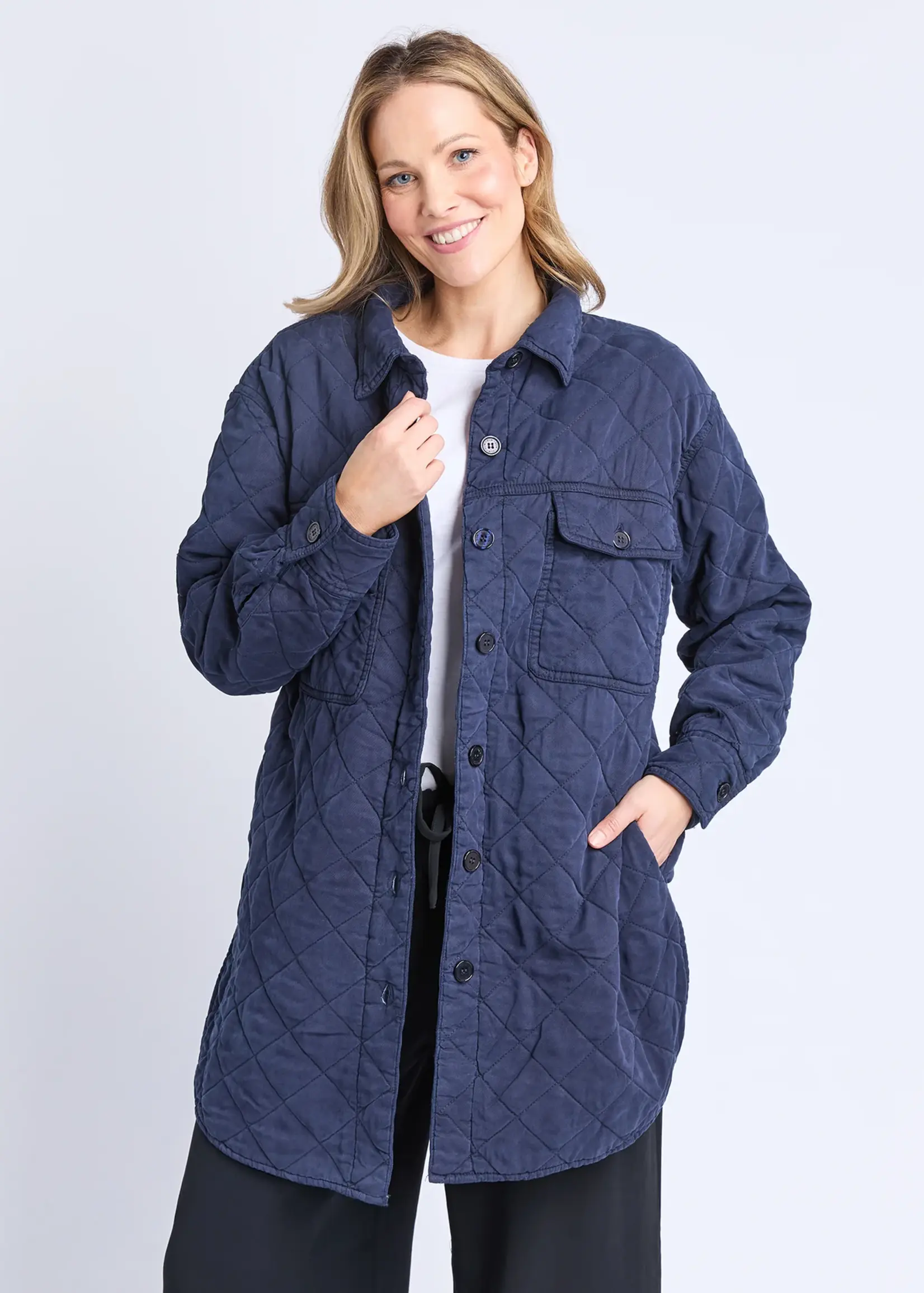 Elm Lifestyle Katie Quilted Shacket