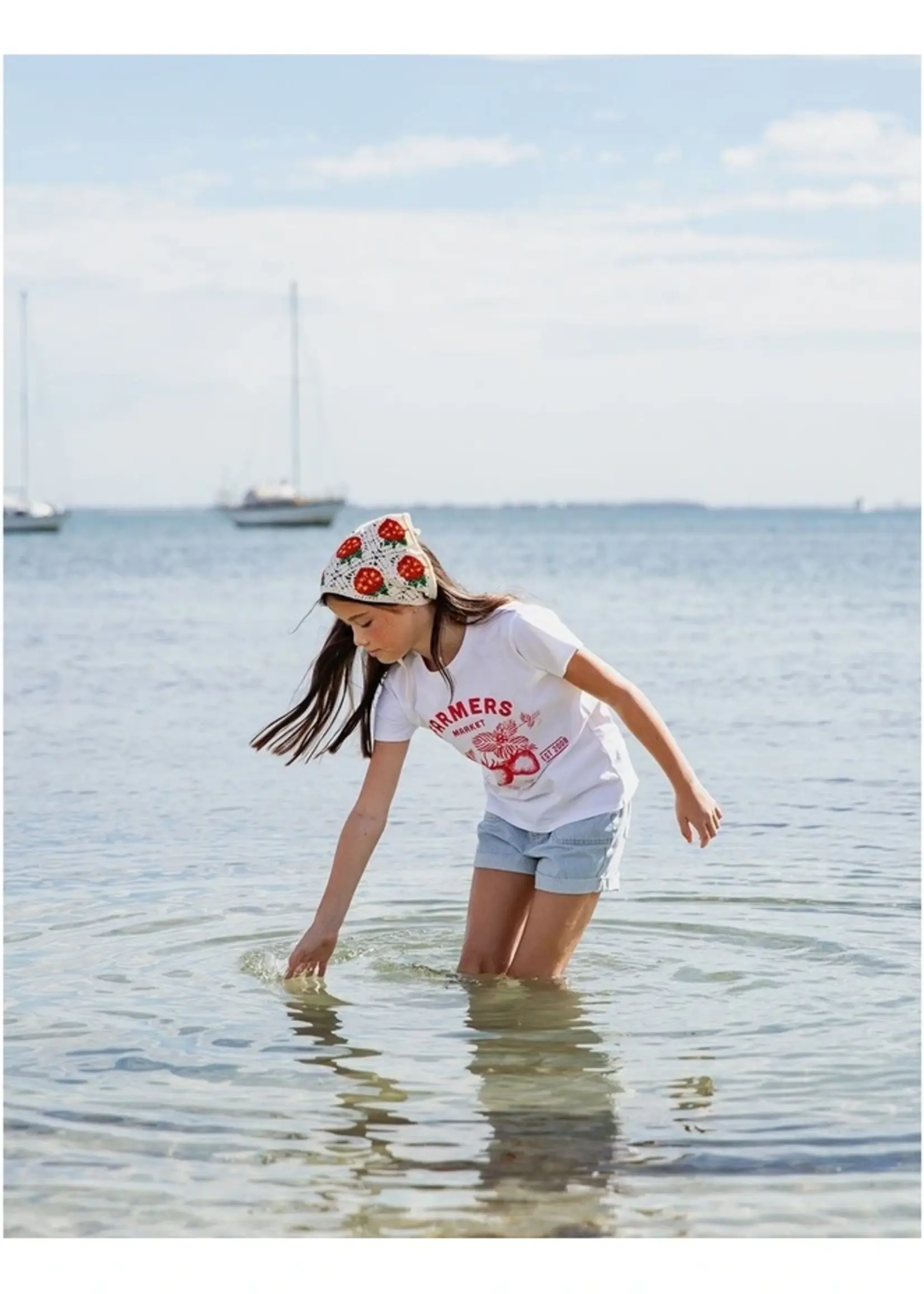 Farmers Market Tee - White
