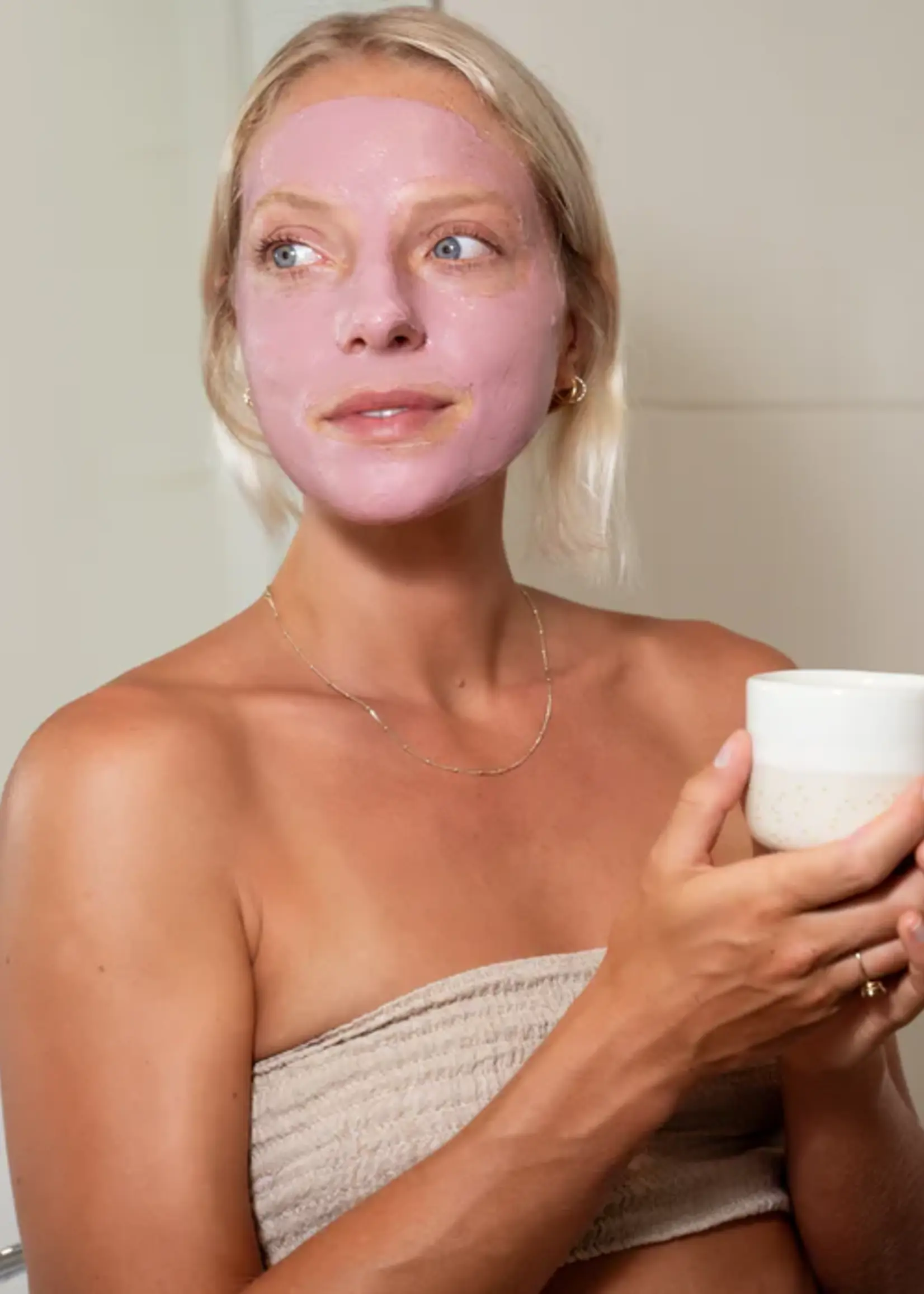 Stray Willow Facial Mask Clay - Pink Vitamin C