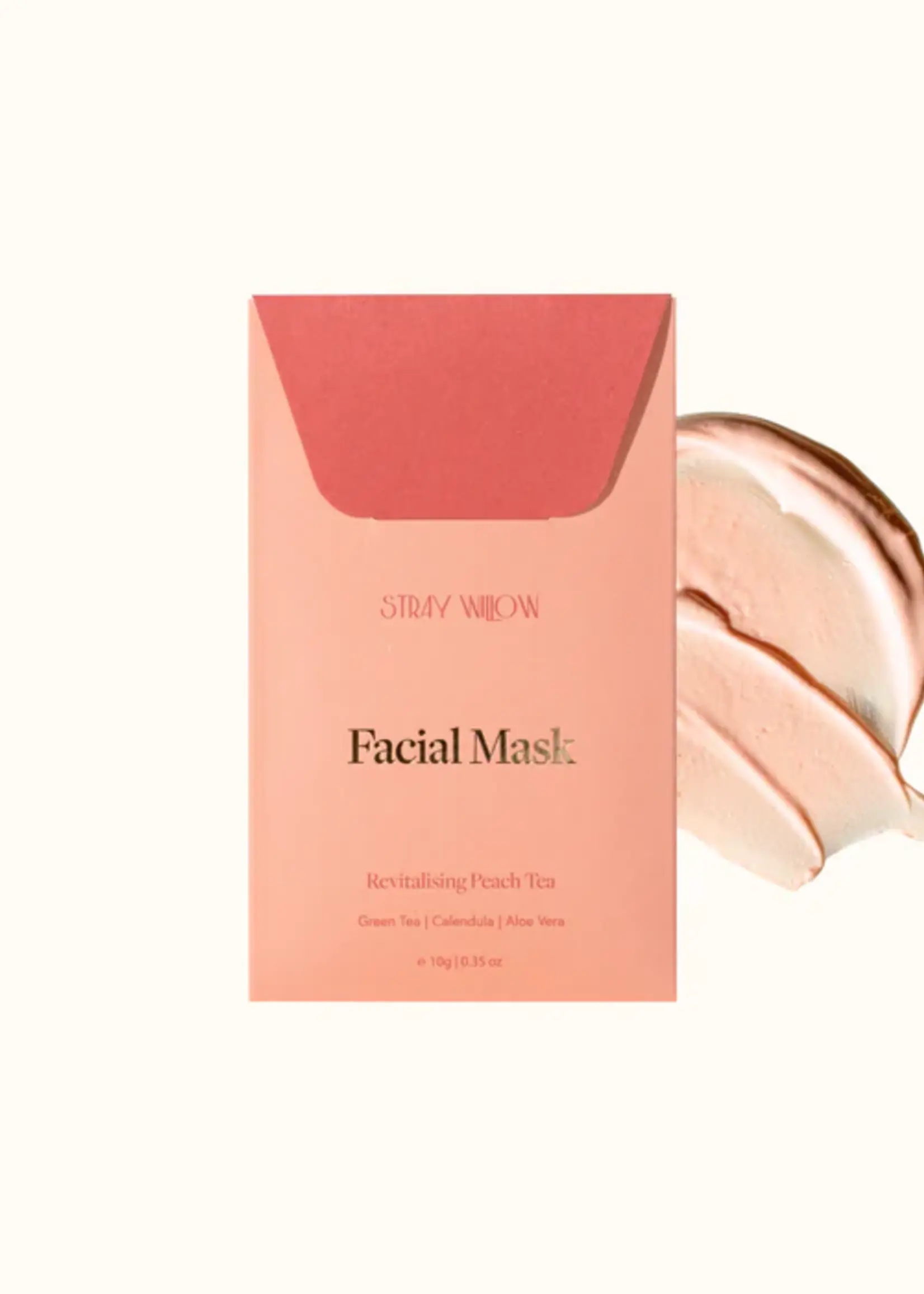 Stray Willow Facial Mask Clay - Peach Tea