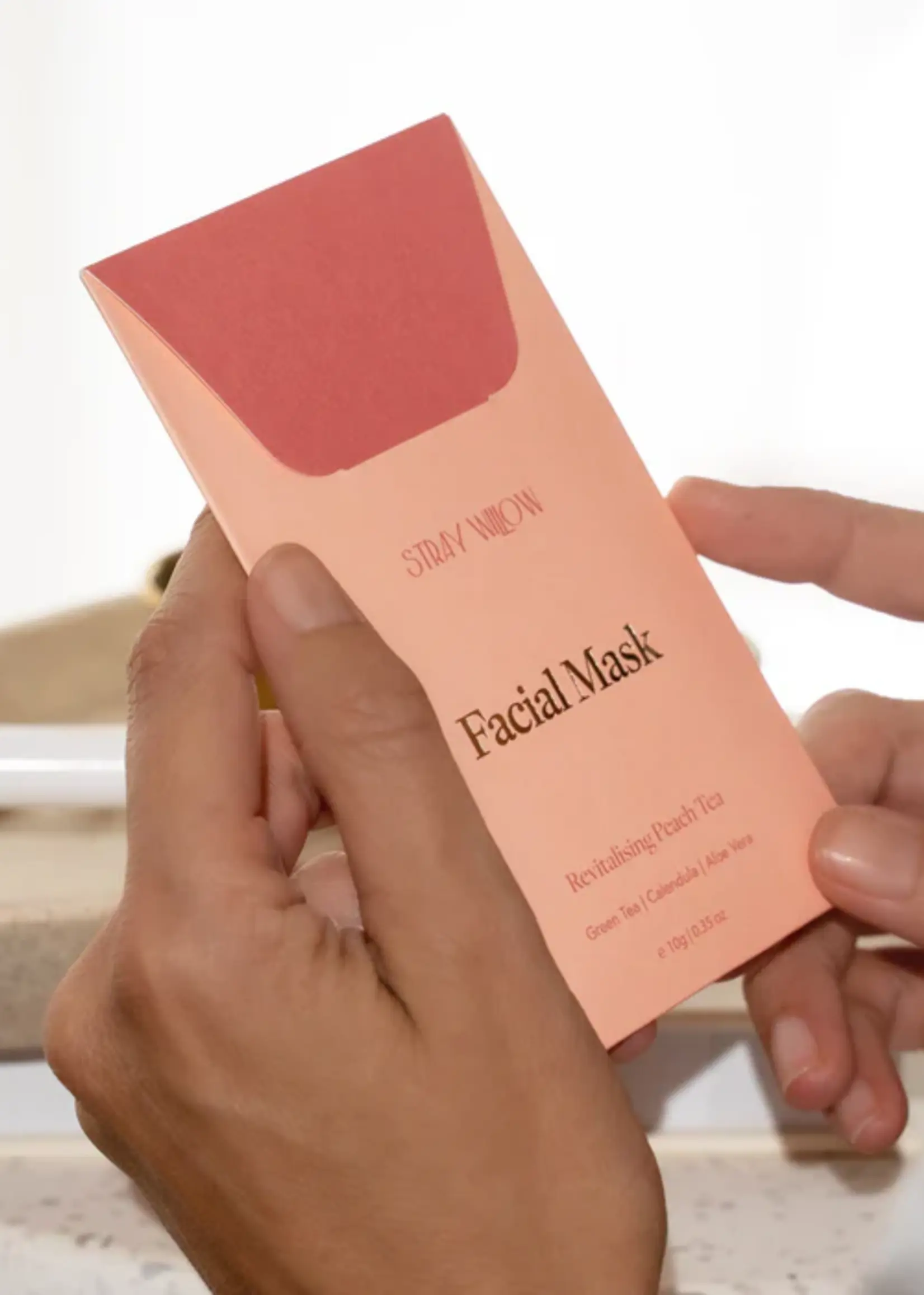 Stray Willow Facial Mask Clay - Peach Tea