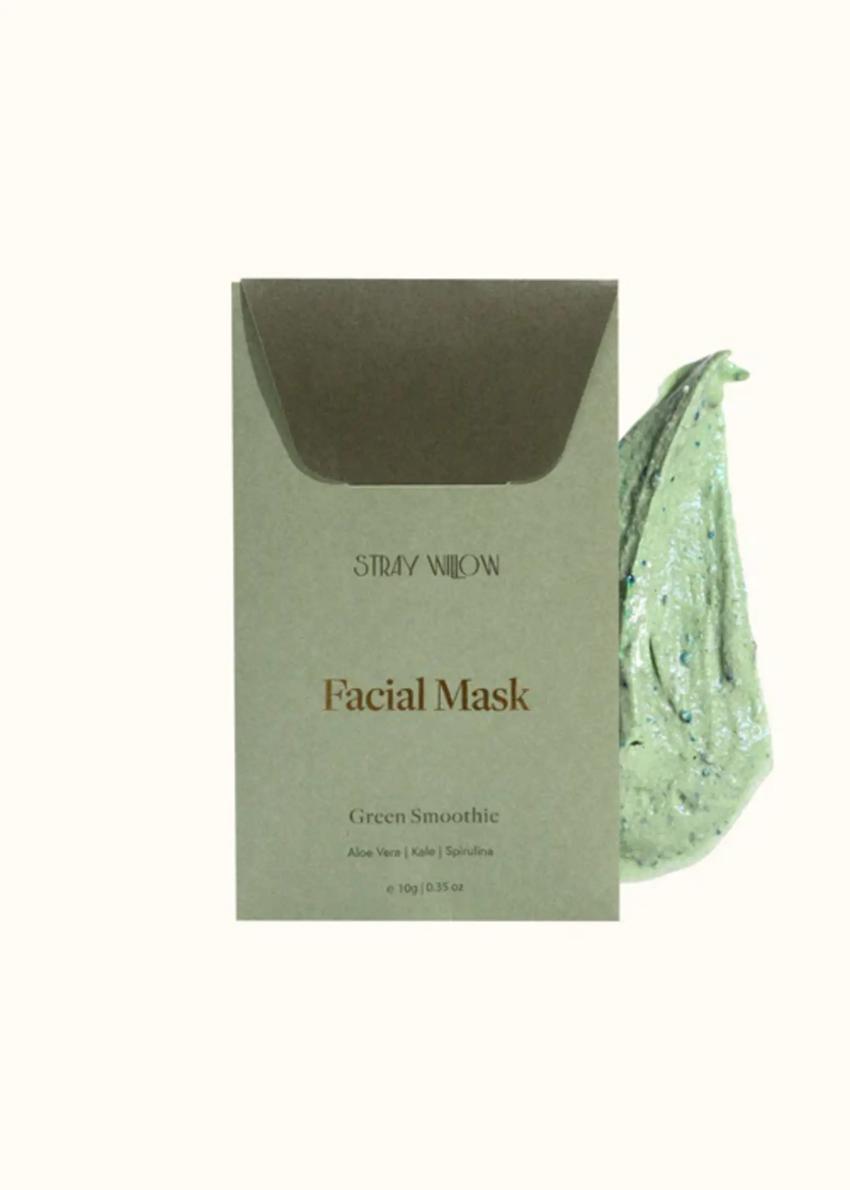 Stray Willow Facial Mask Clay - Green Smoothie