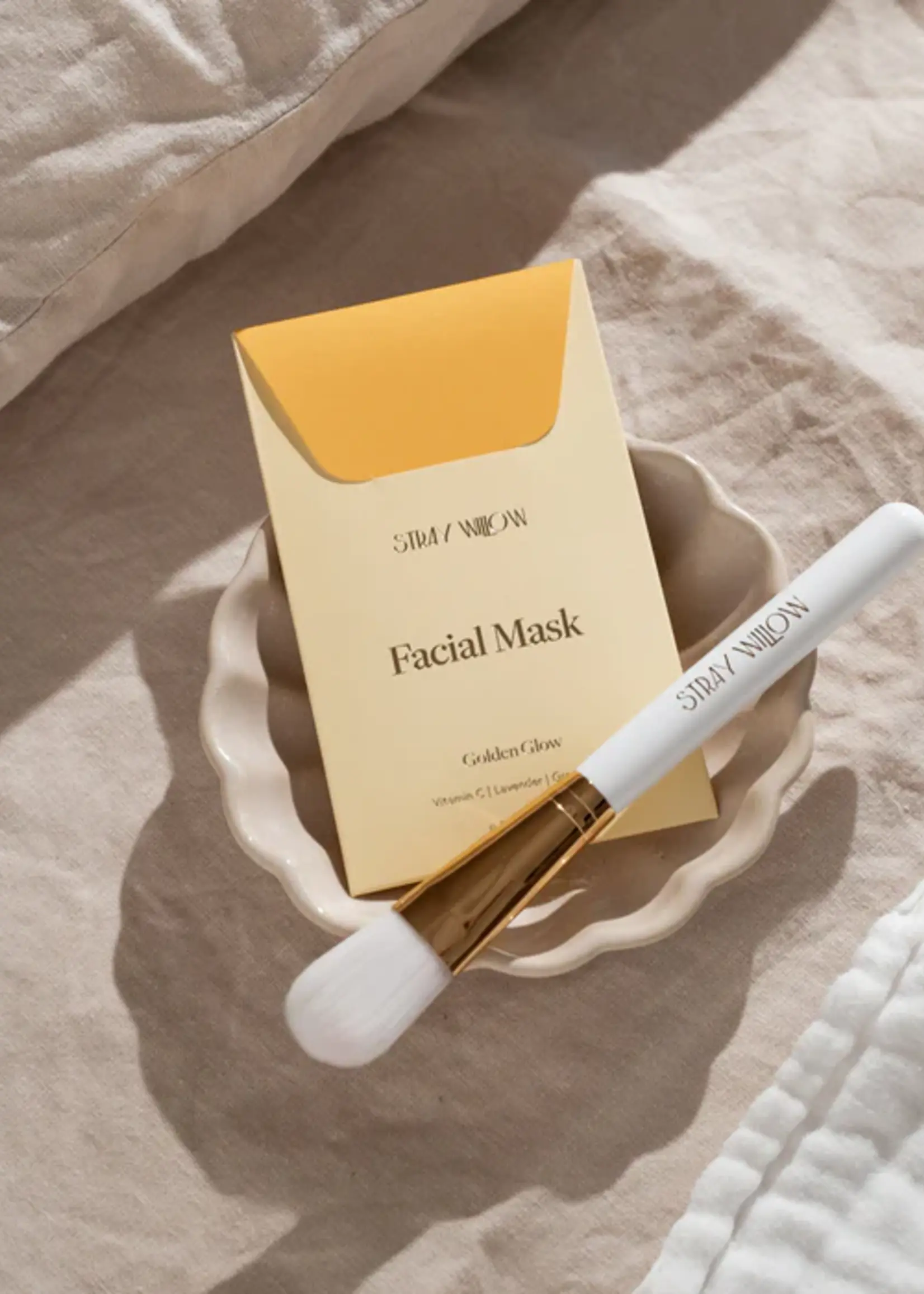 Stray Willow Facial Mask Clay - Golden Glow