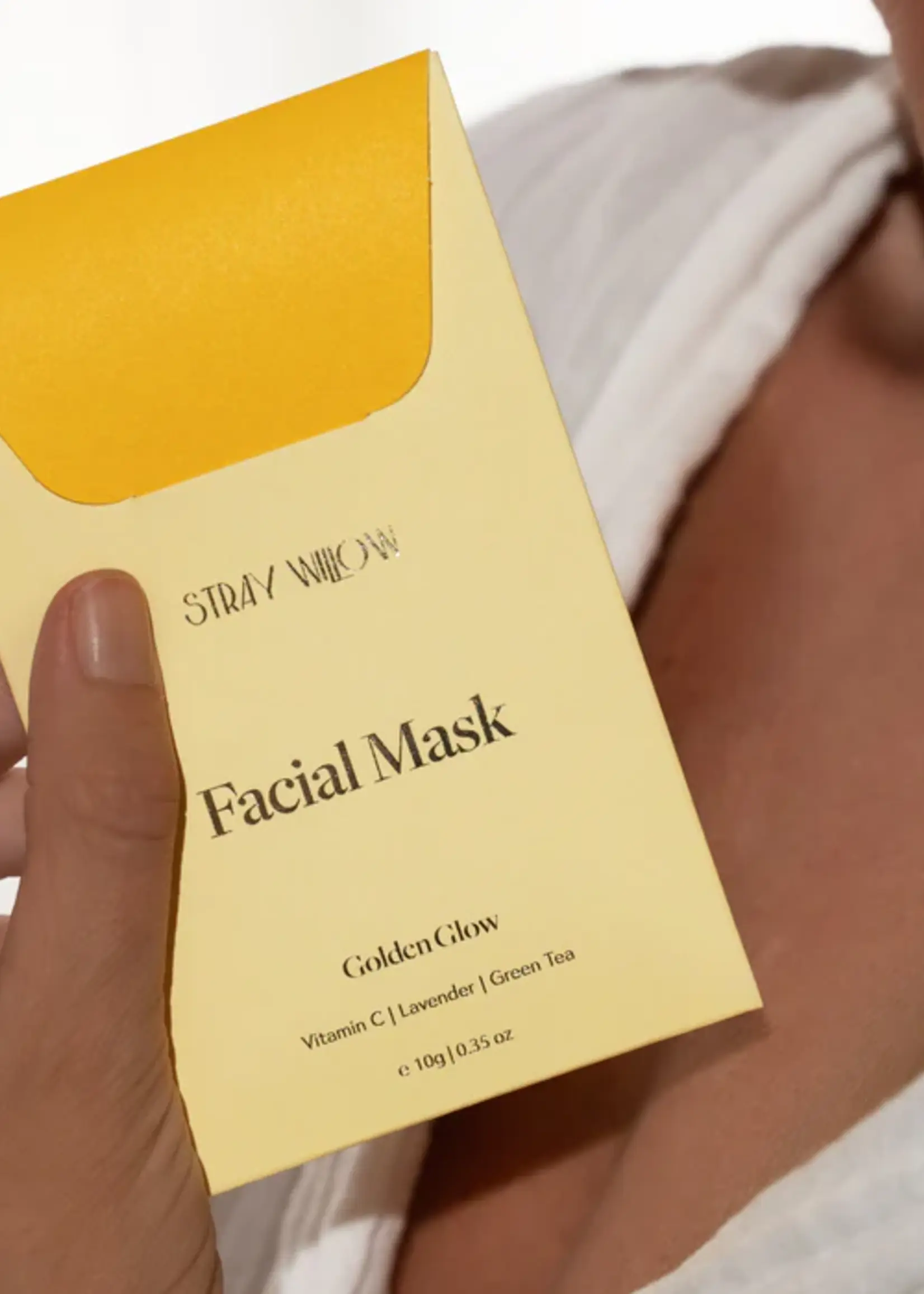 Stray Willow Facial Mask Clay - Golden Glow