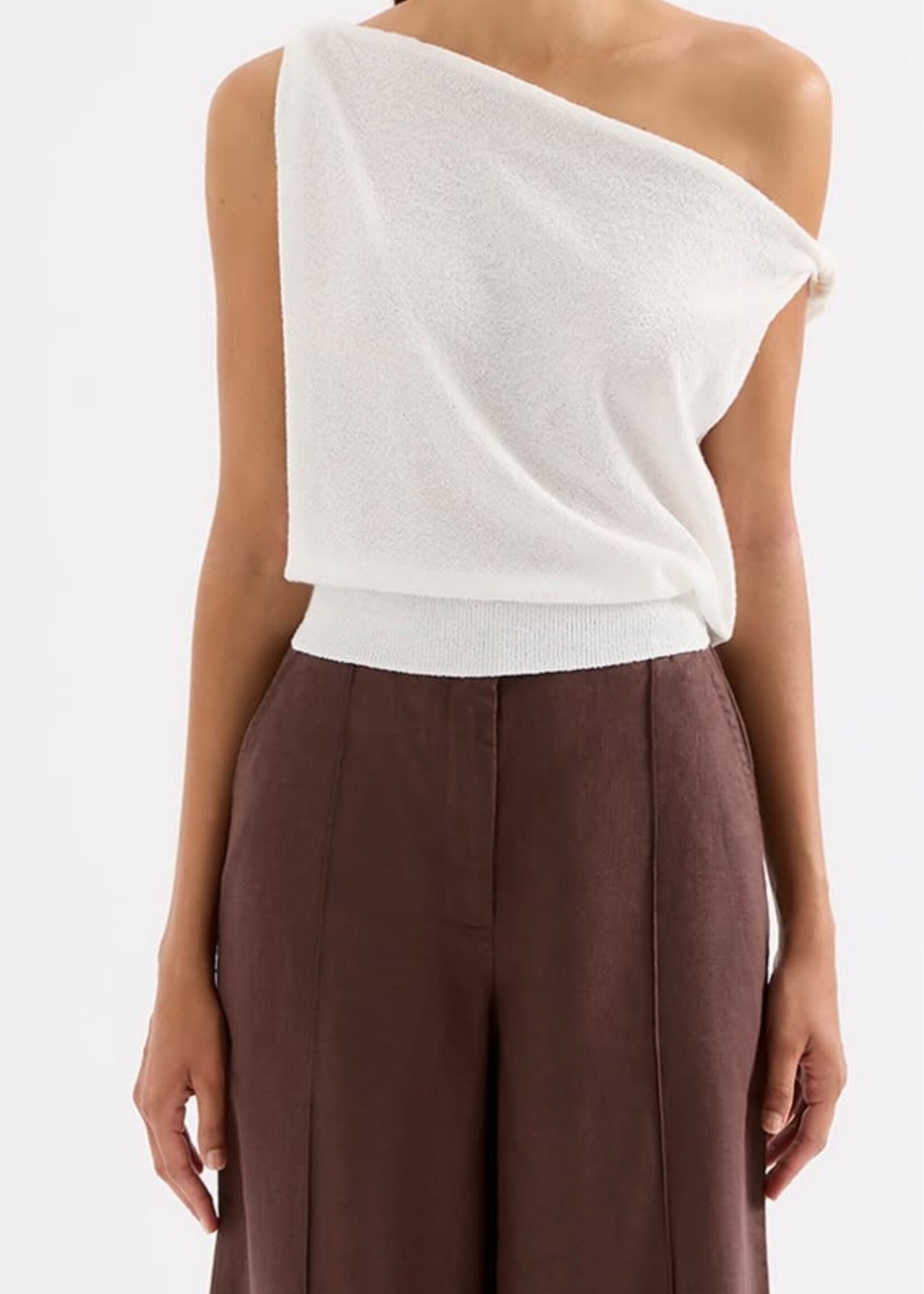 Nude Lucy Paras Knit Top - Salt