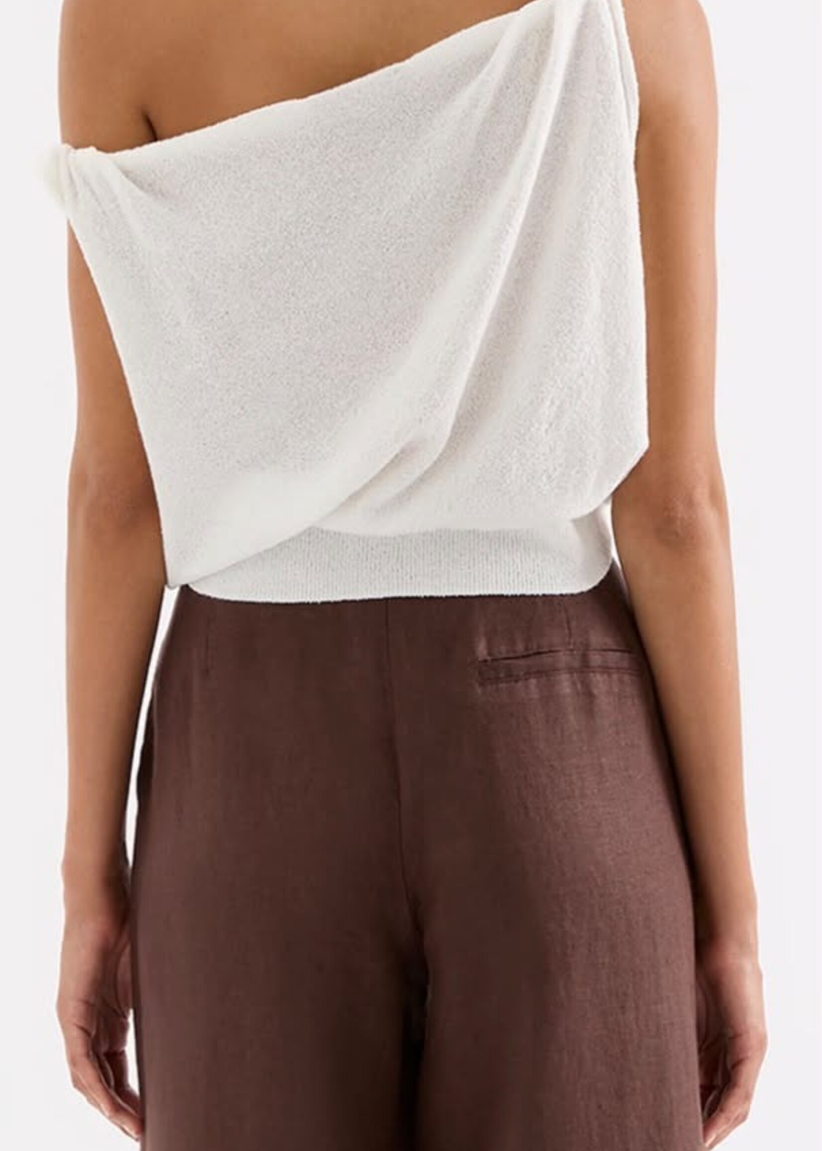 Nude Lucy Paras Knit Top - Salt
