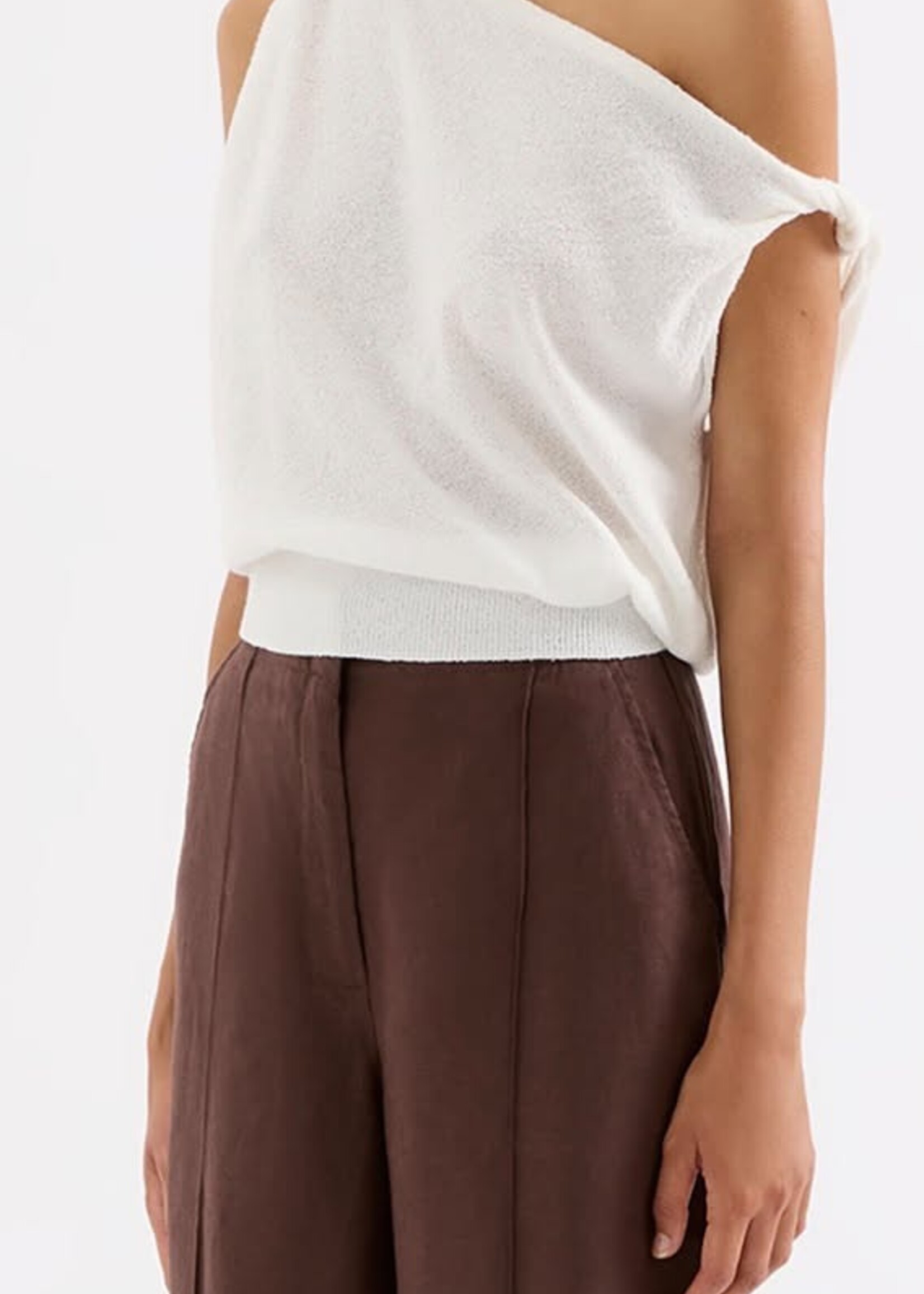 Nude Lucy Paras Knit Top - Salt