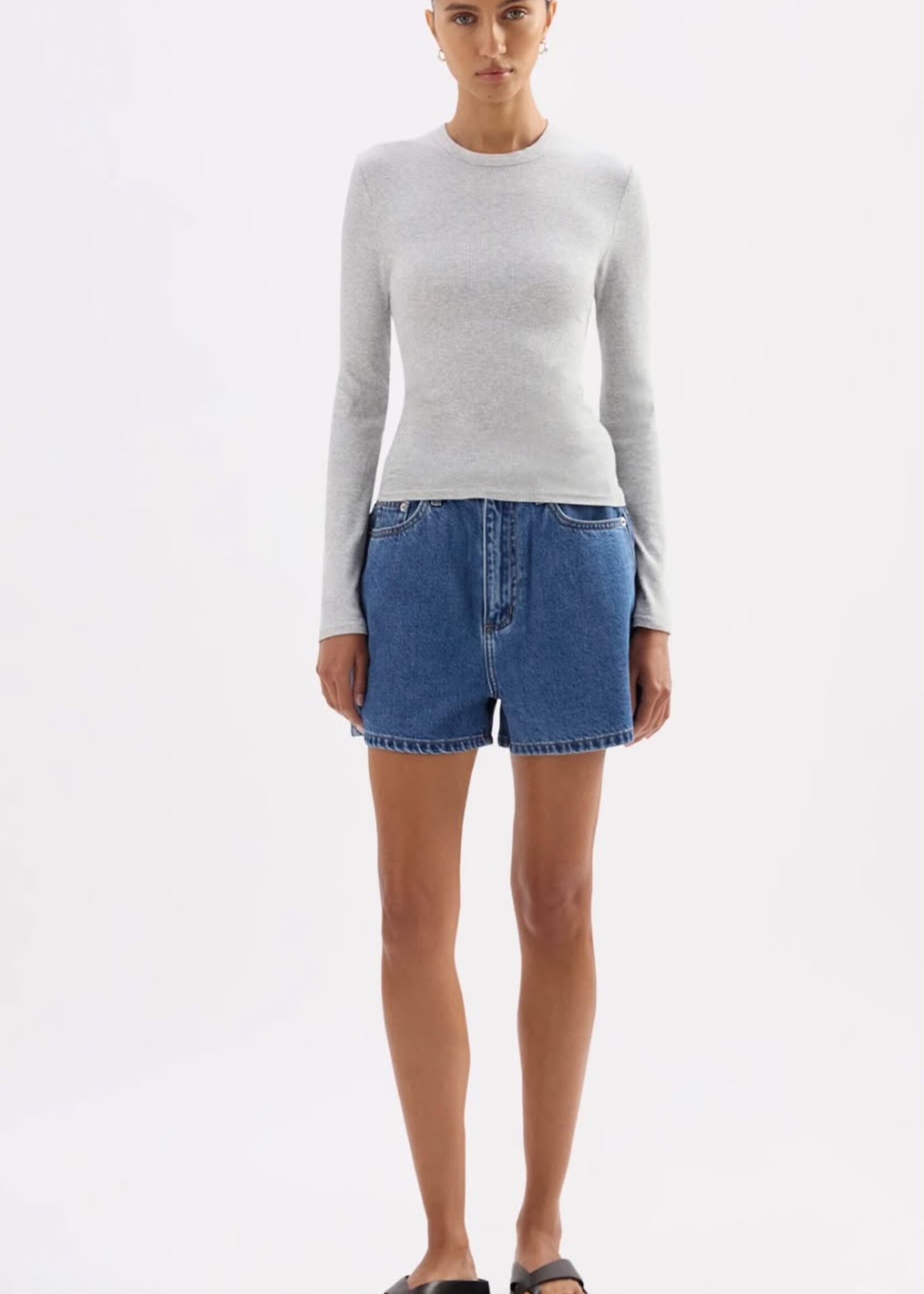 Nude Lucy Organic Rib LS Tee