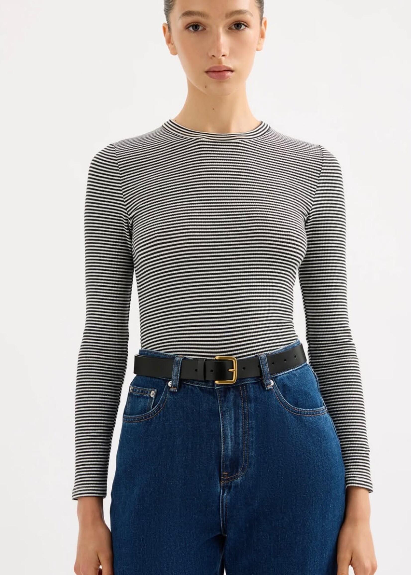 Nude Lucy Organic Rib LS Tee