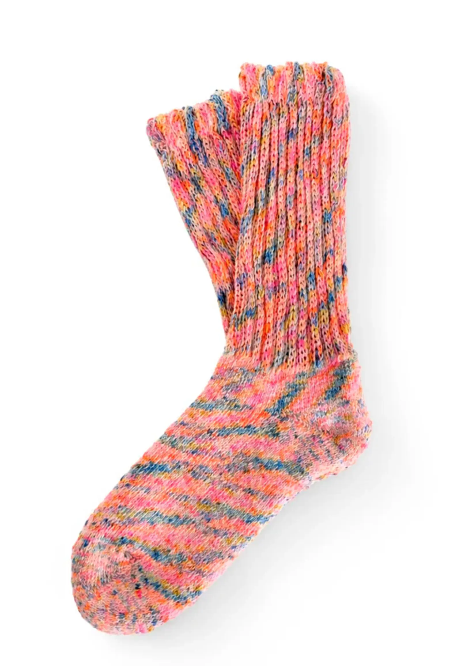 Ombre Loose Top Socks Collection Blush