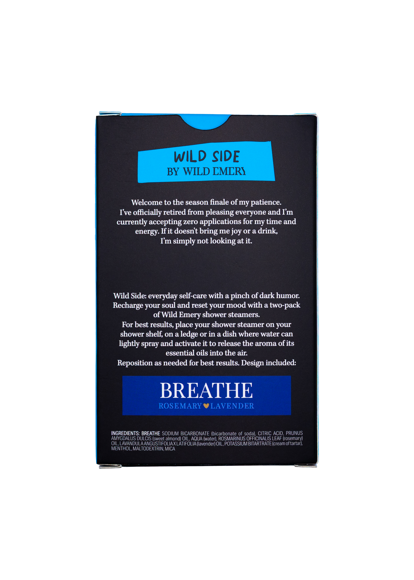 Wild Emery Wild Side - Two Shower Steamers