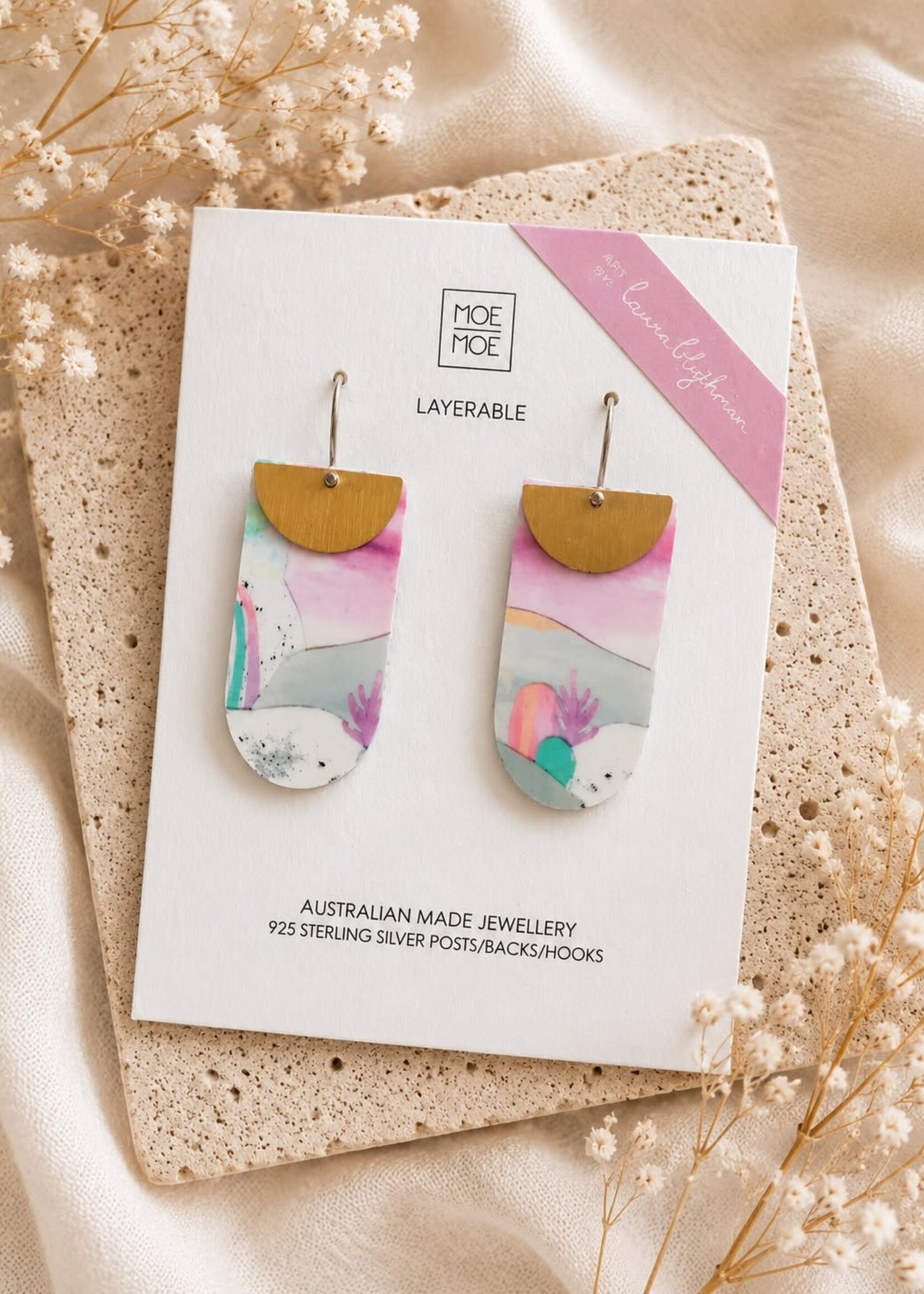 Laura Blythman Moon Reef Layered Tab Drop